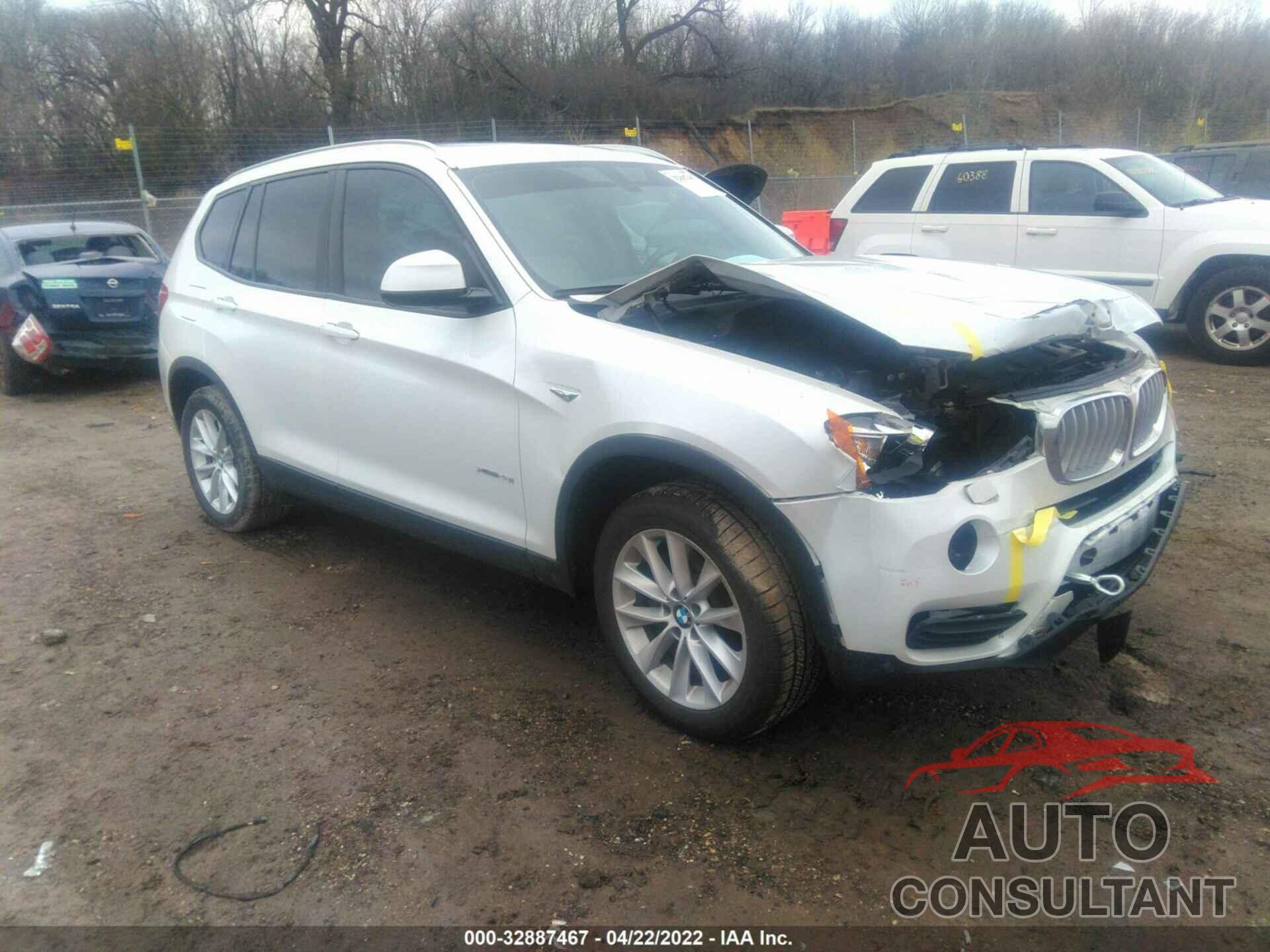 BMW X3 2016 - 5UXWX9C57G0D88339