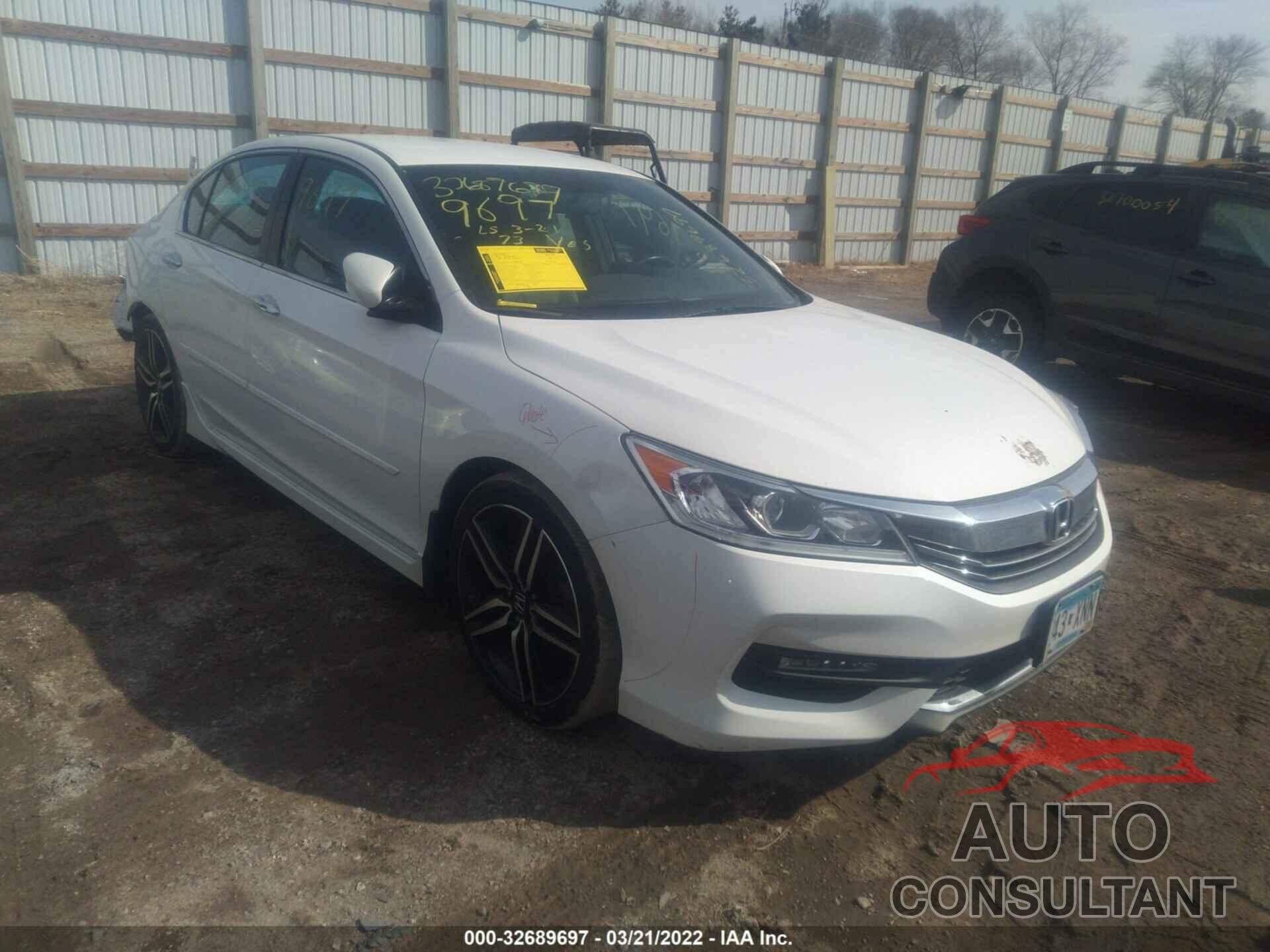 HONDA ACCORD SEDAN 2017 - 1HGCR2F13HA113902