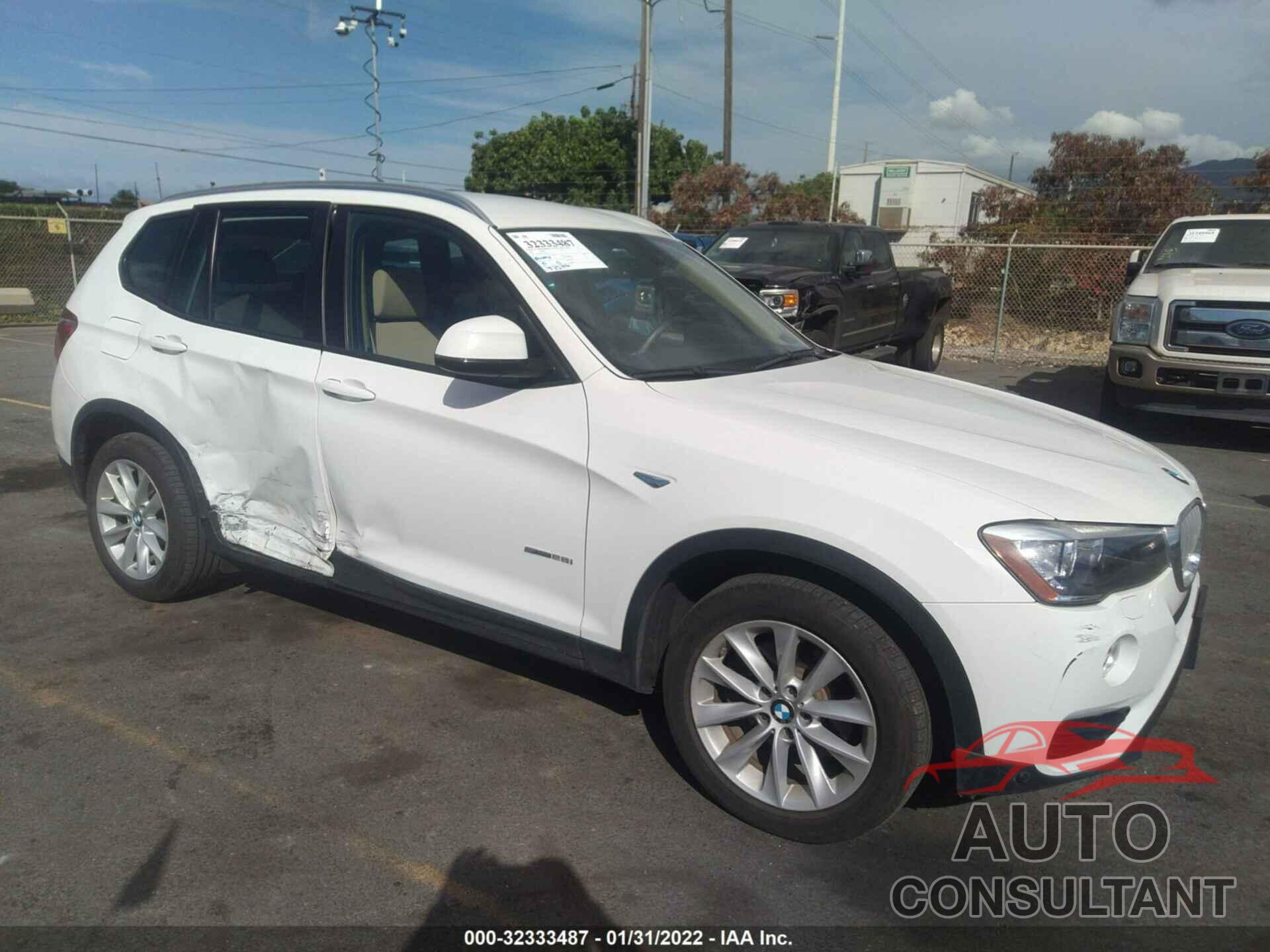 BMW X3 2017 - 5UXWZ7C55H0U47613
