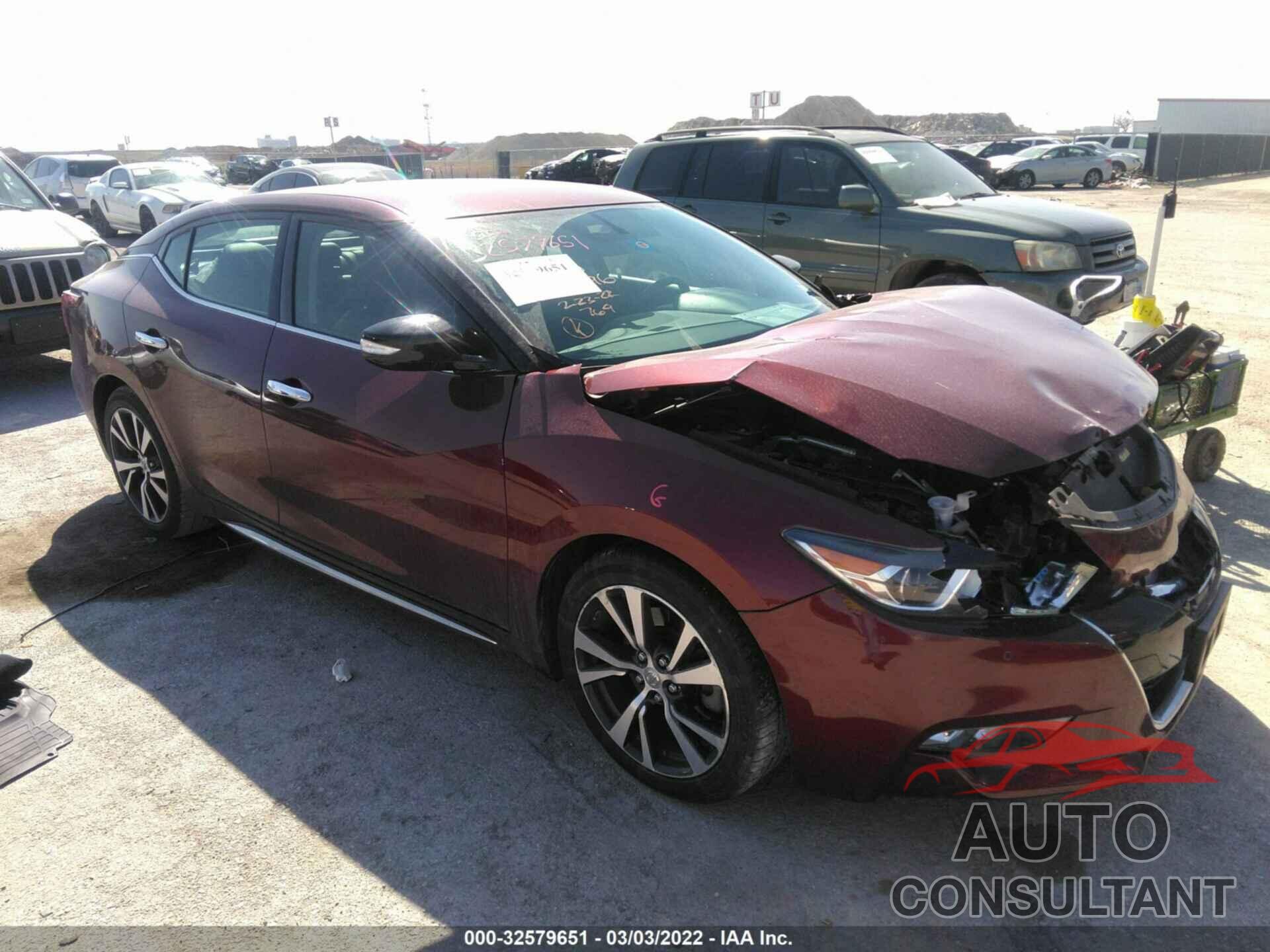 NISSAN MAXIMA 2017 - 1N4AA6AP2HC434551