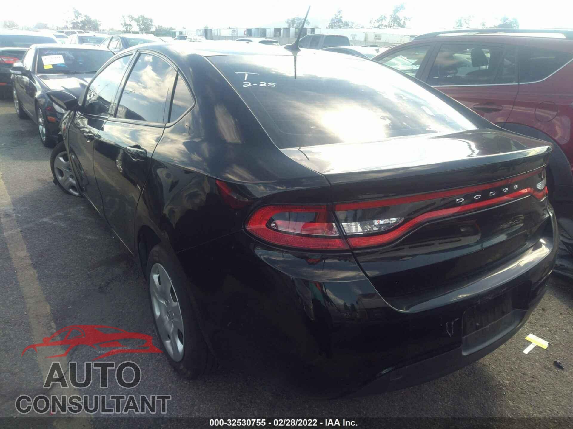DODGE DART 2016 - 1C3CDFAA6GD643777