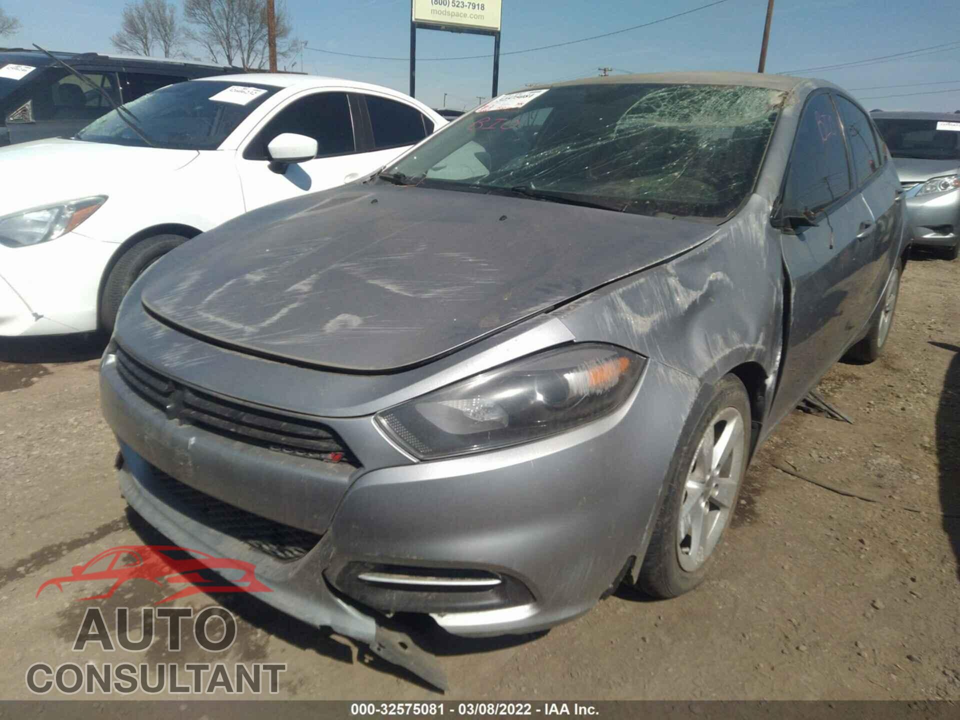 DODGE DART 2016 - 1C3CDFBB5GD538428