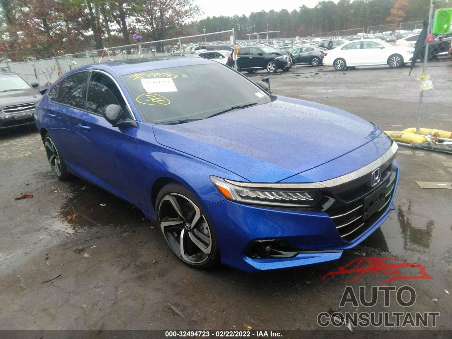 HONDA ACCORD SEDAN 2021 - 1HGCV2F38MA013463