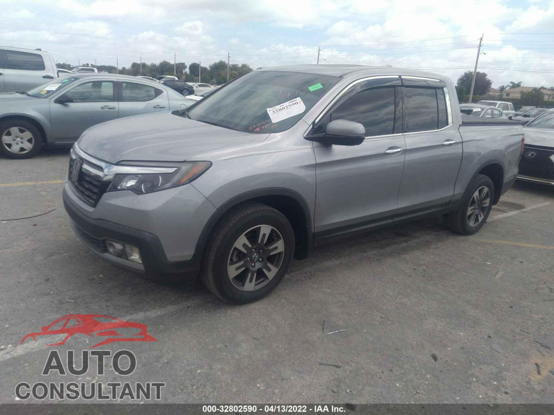 HONDA RIDGELINE 2018 - 5FPYK3F72JB015032