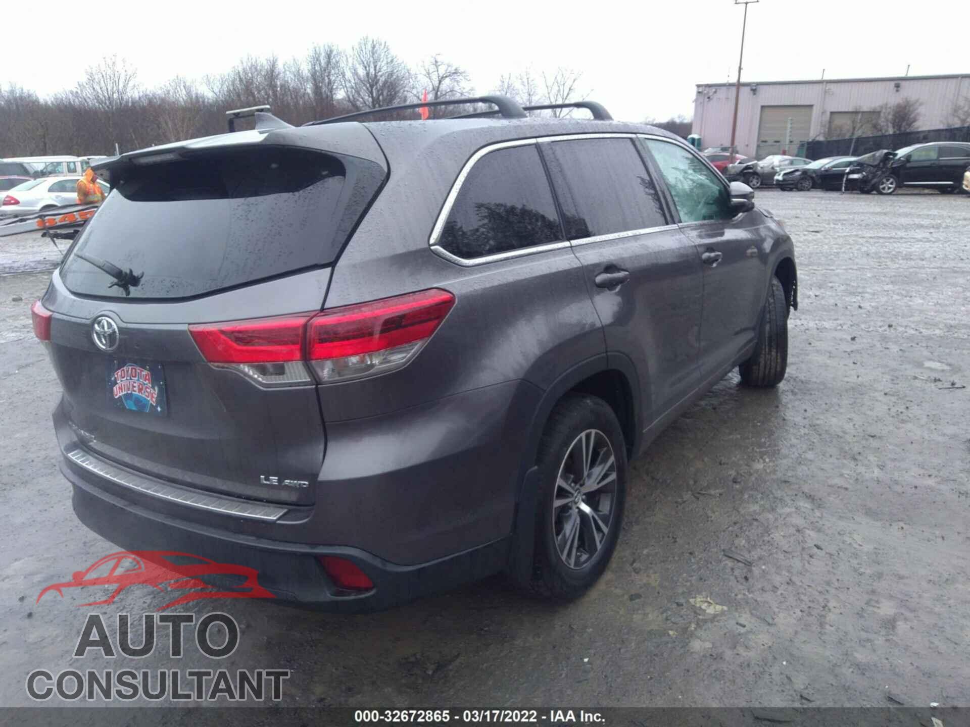 TOYOTA HIGHLANDER 2017 - 5TDBZRFH3HS453652