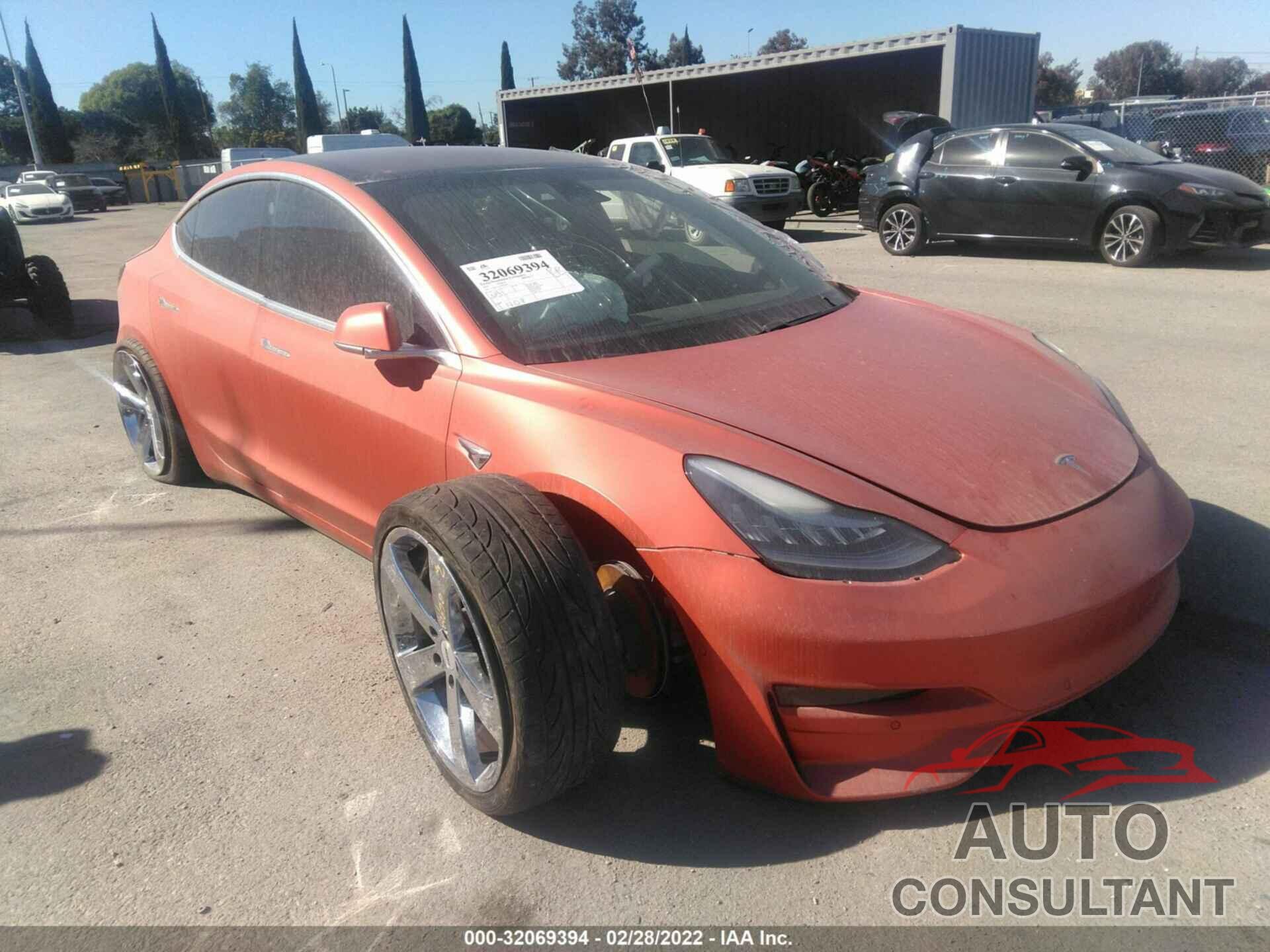 TESLA MODEL 3 2018 - 5YJ3E1EA2JF018363