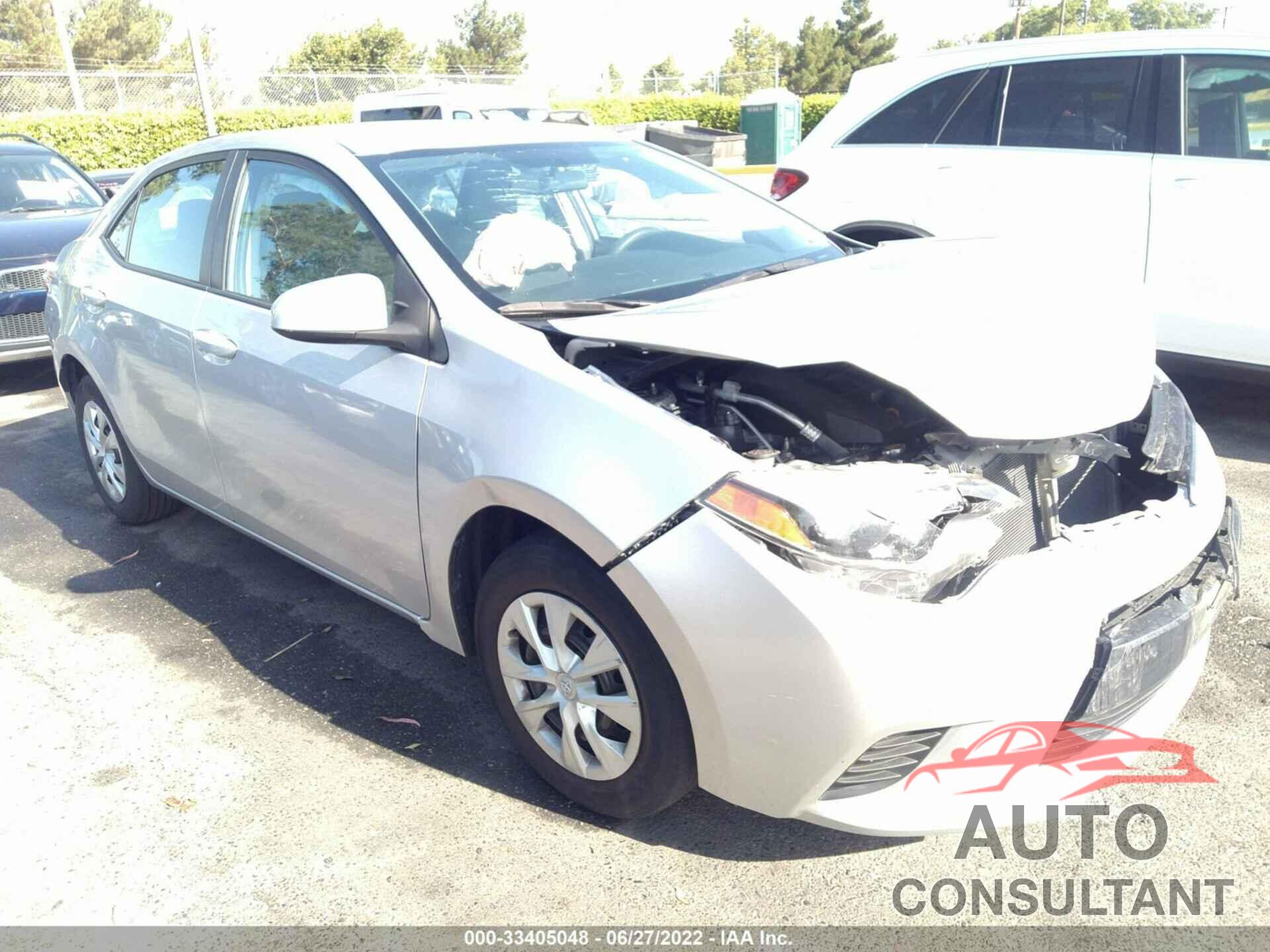 TOYOTA COROLLA 2016 - 5YFBURHE9GP502393