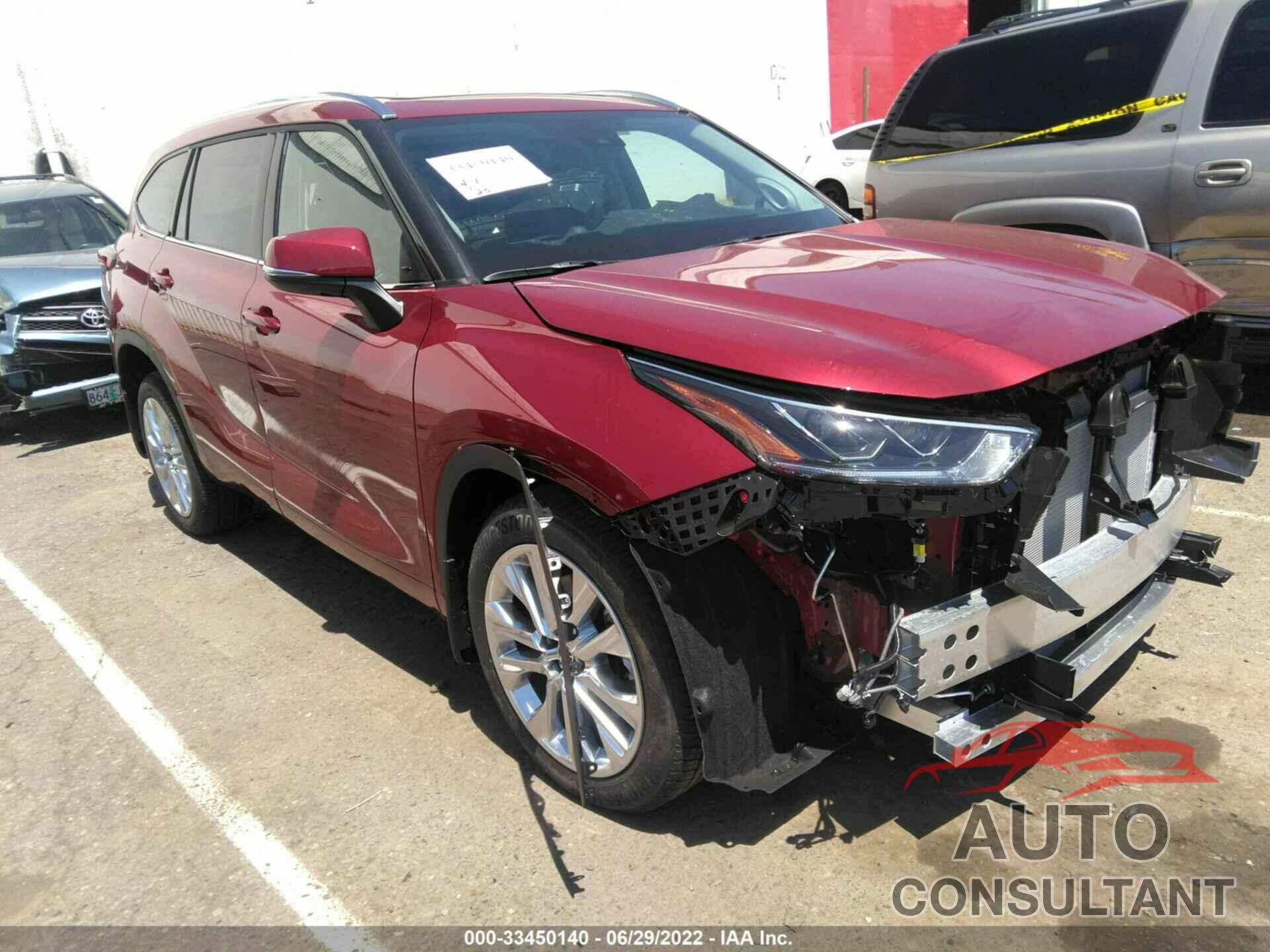 TOYOTA HIGHLANDER 2022 - 5TDDZRBH0NS215249