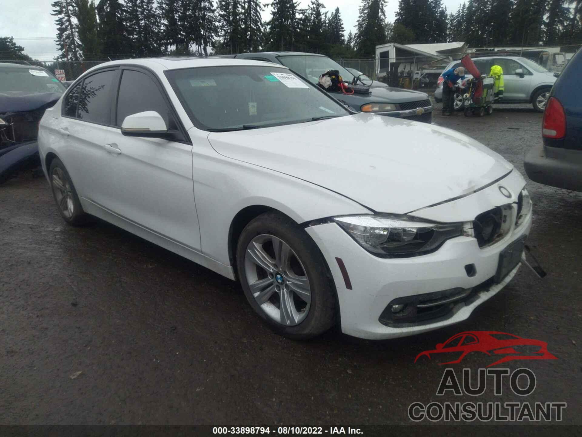 BMW 3 SERIES 2016 - WBA8E9G56GNT43948