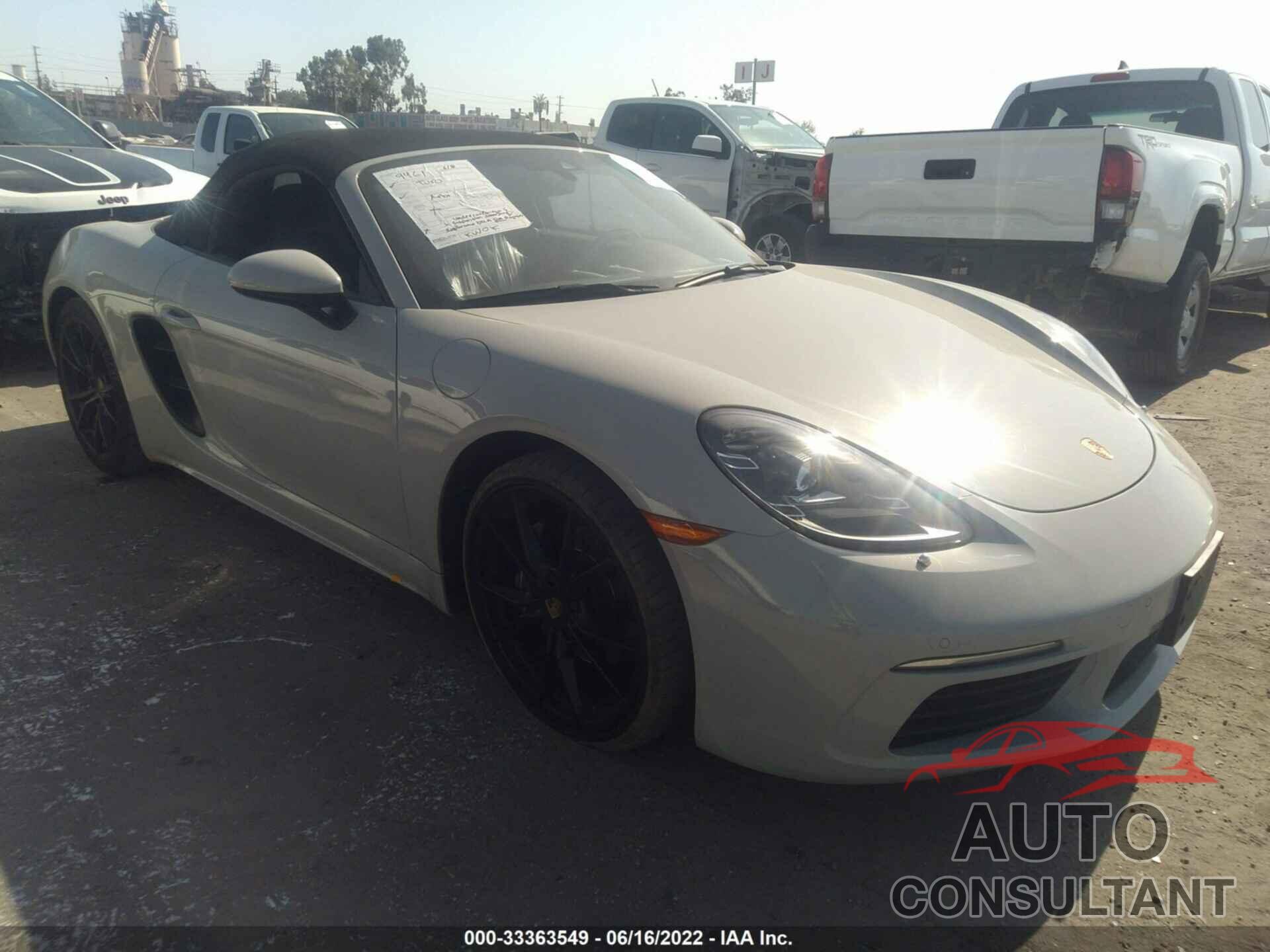 PORSCHE 718 BOXSTER 2021 - WP0CA2A80MS210411