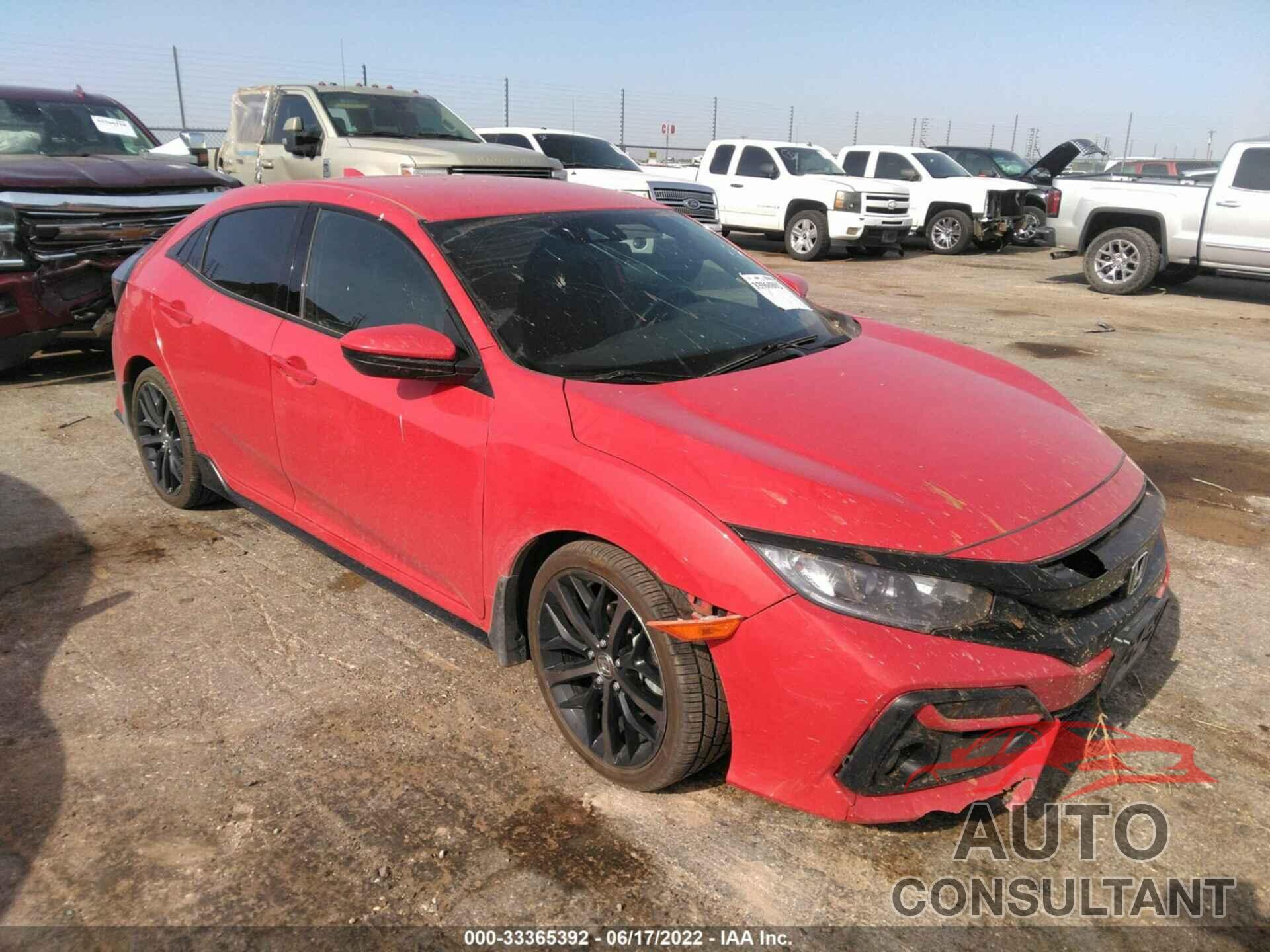HONDA CIVIC HATCHBACK 2020 - SHHFK7H4XLU204099