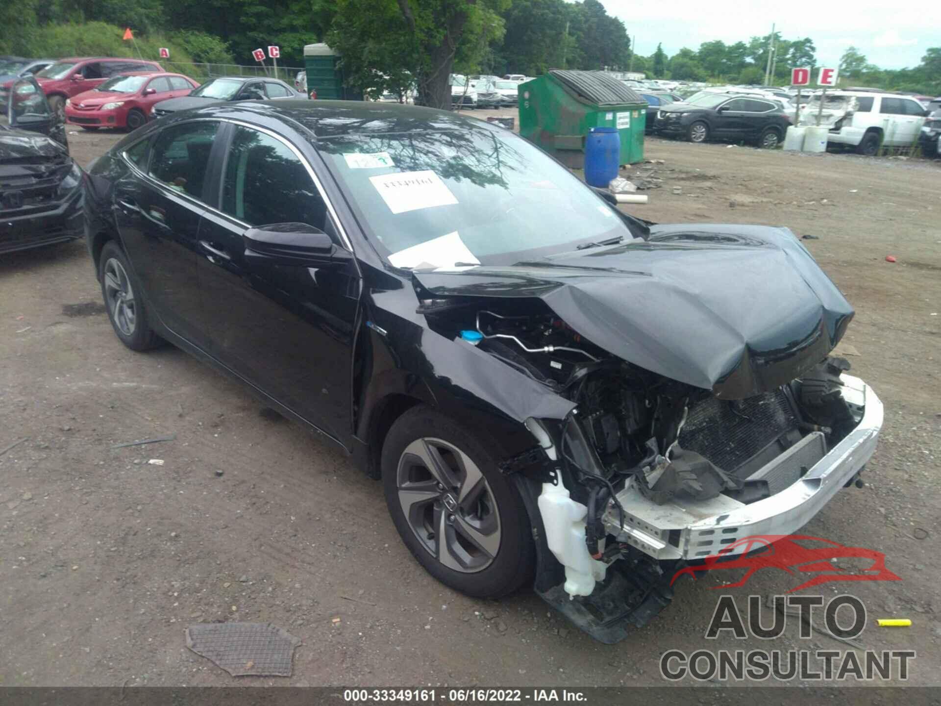 HONDA INSIGHT 2019 - 19XZE4F59KE021460