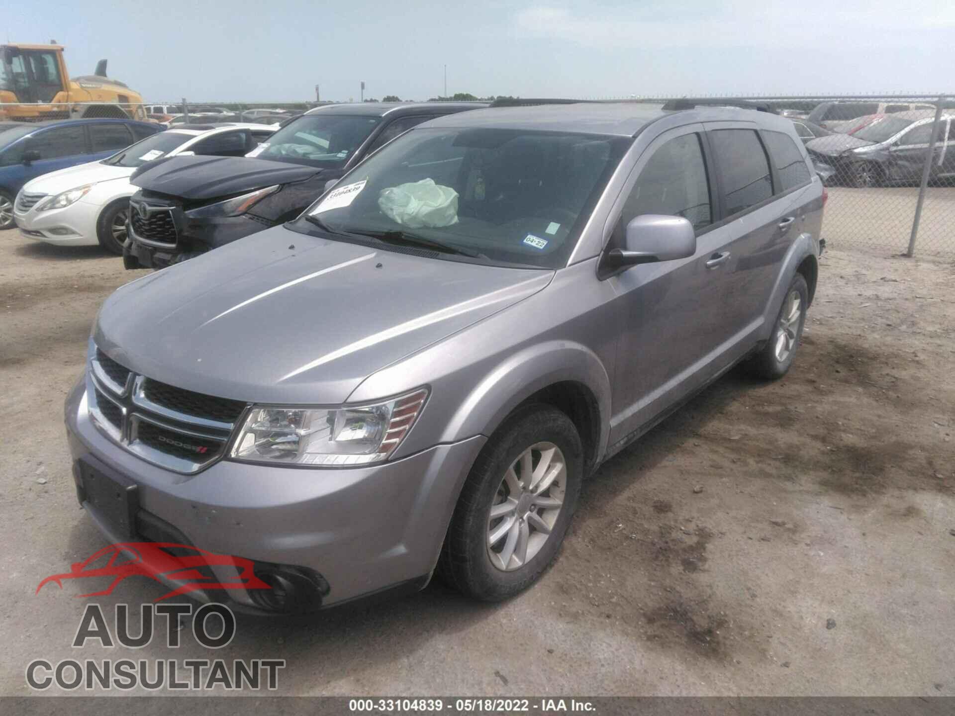 DODGE JOURNEY 2017 - 3C4PDCBG5HT509921
