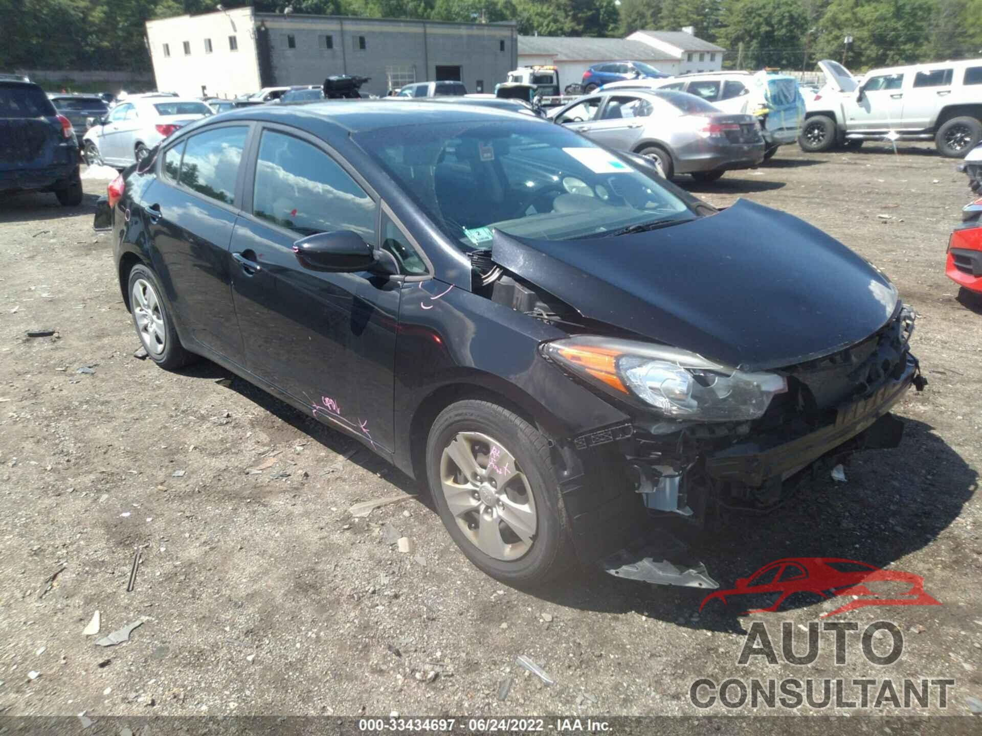 KIA FORTE 2016 - KNAFK4A68G5464114