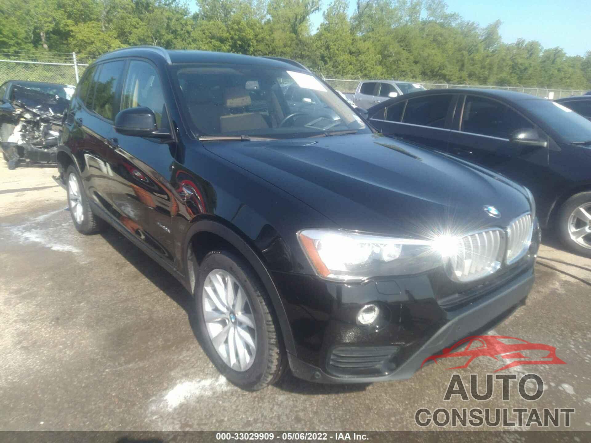 BMW X3 2016 - 5UXWX9C53G0D84062
