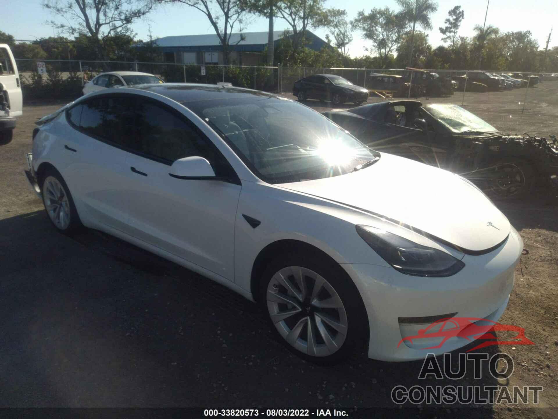 TESLA MODEL 3 2022 - 5YJ3E1EA2NF105637