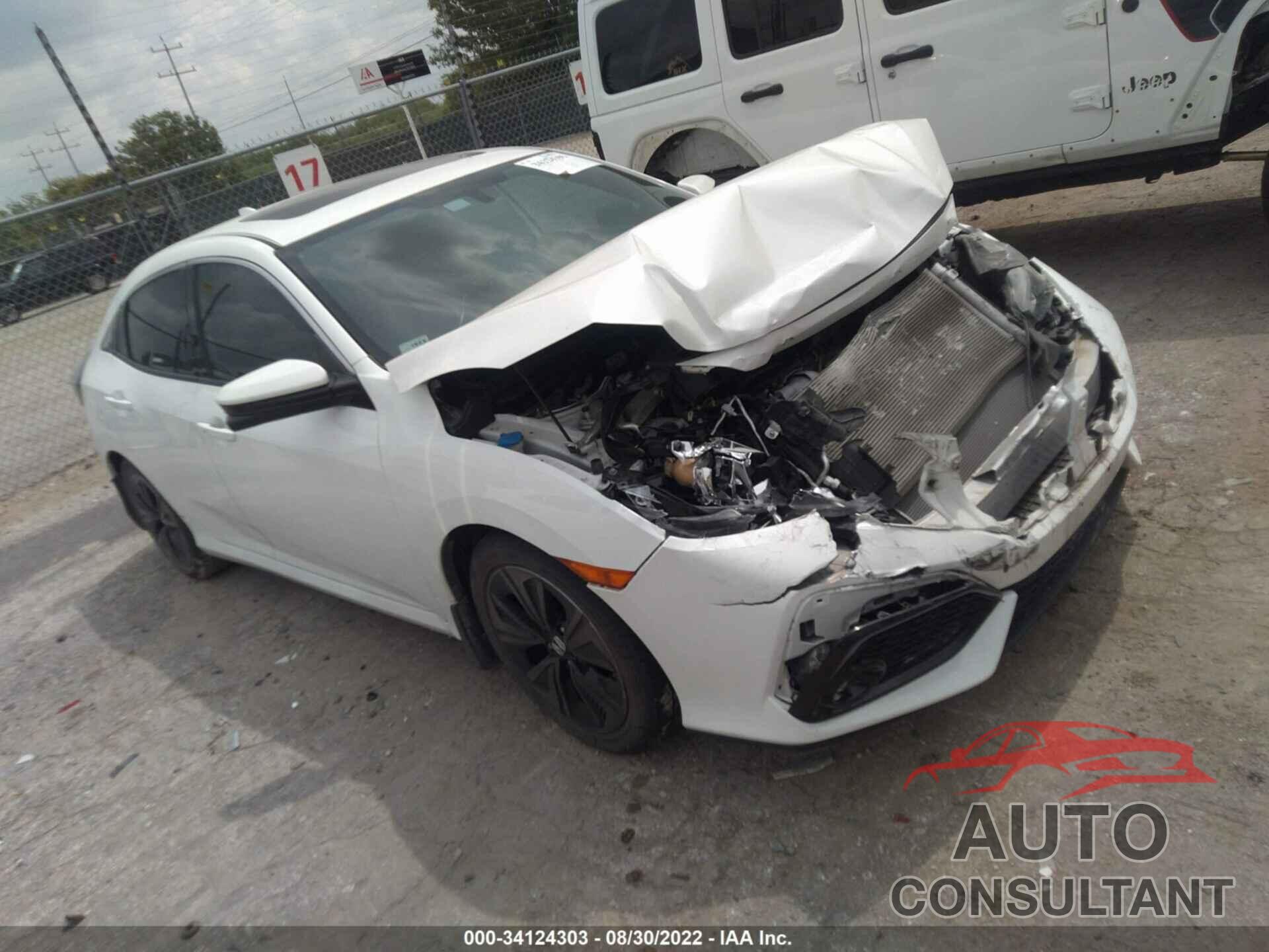 HONDA CIVIC HATCHBACK 2018 - SHHFK7H50JU221421