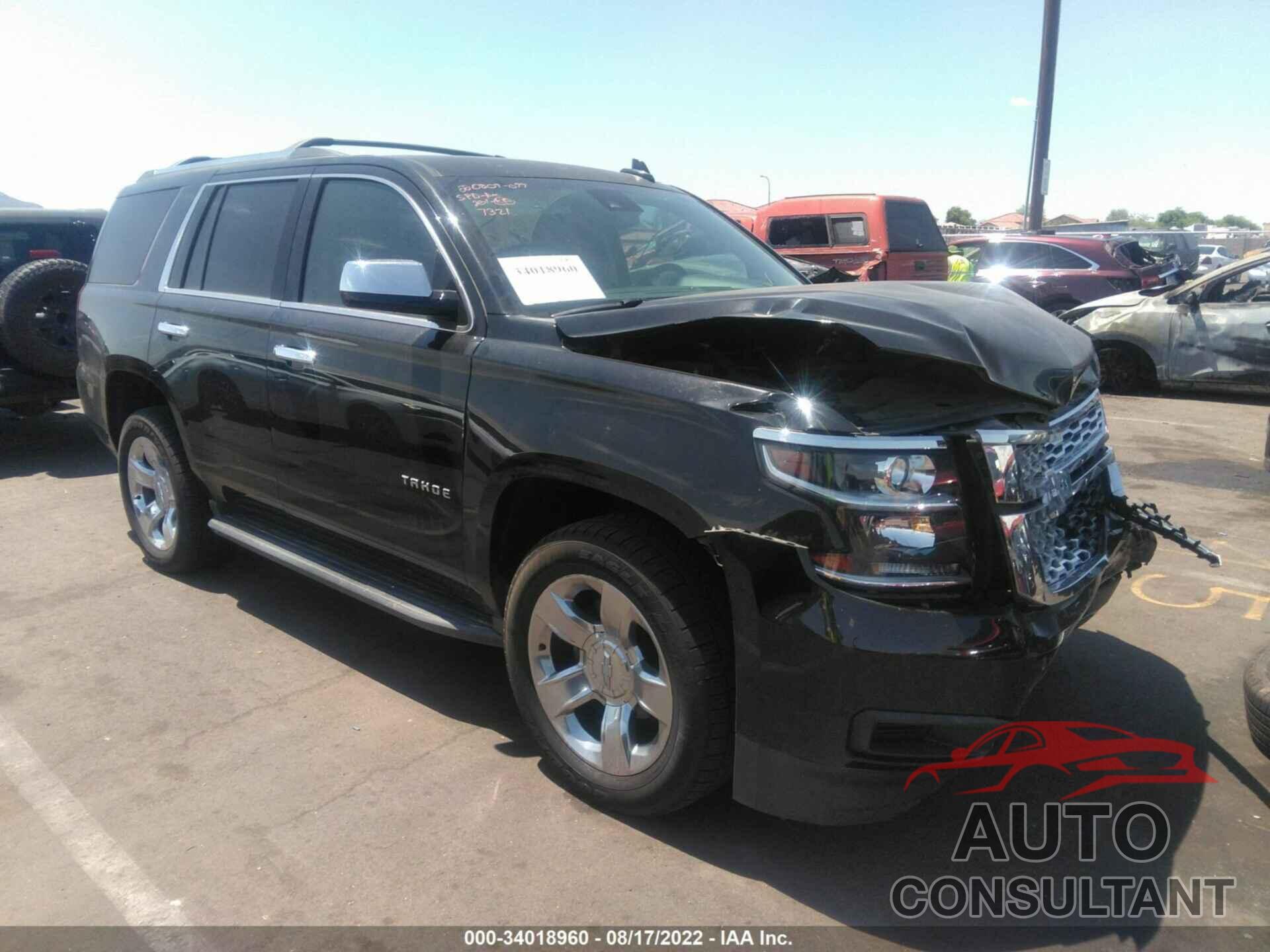 CHEVROLET TAHOE 2017 - 1GNSCAKC1HR127321