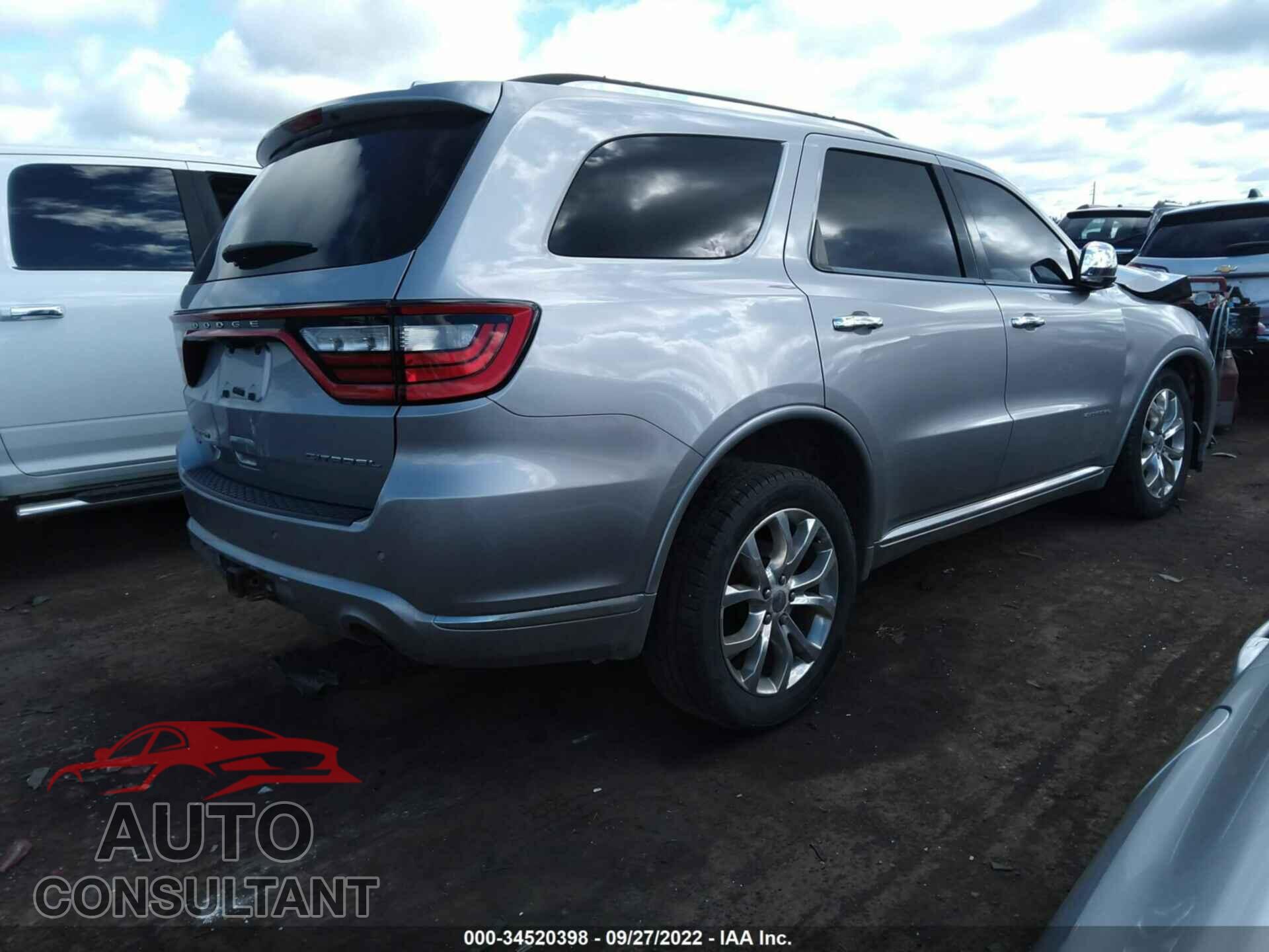 DODGE DURANGO 2016 - 1C4RDJEG9GC393335