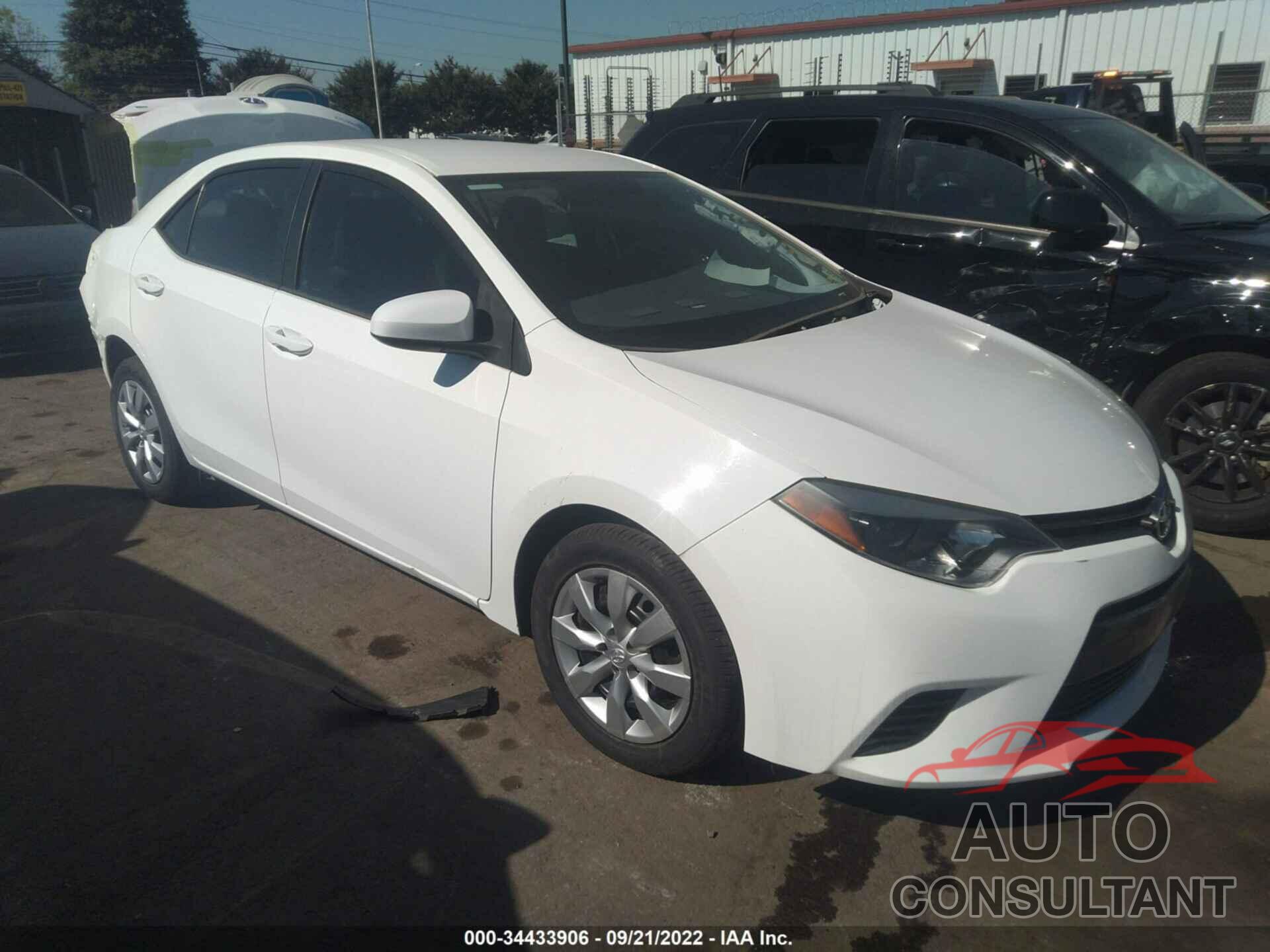 TOYOTA COROLLA 2016 - 2T1BURHE2GC583057