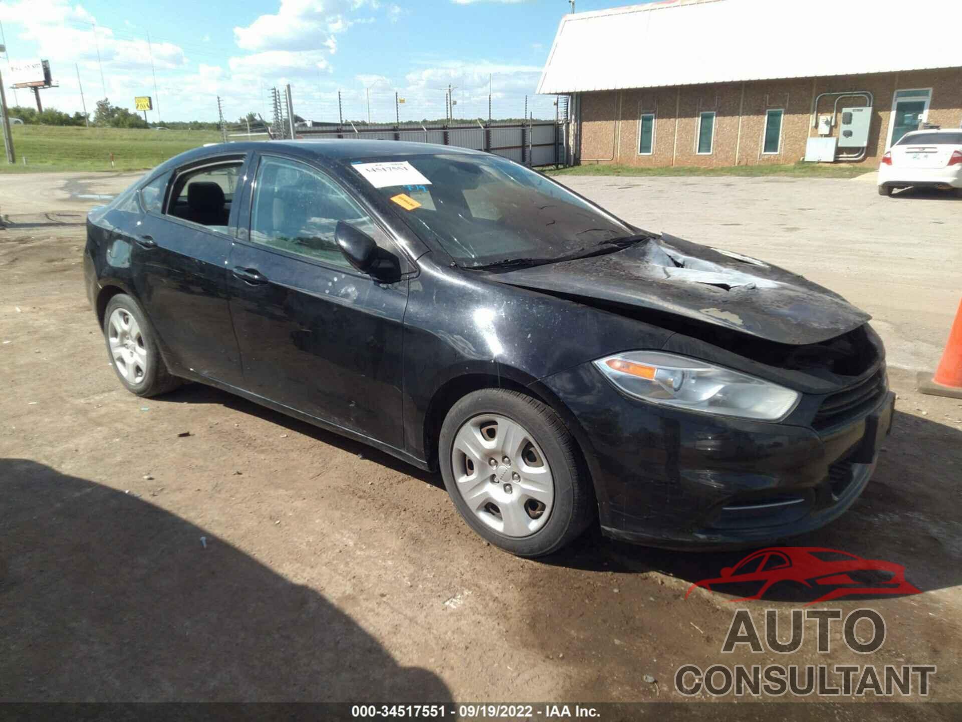 DODGE DART 2016 - 1C3CDFAA3GD752648