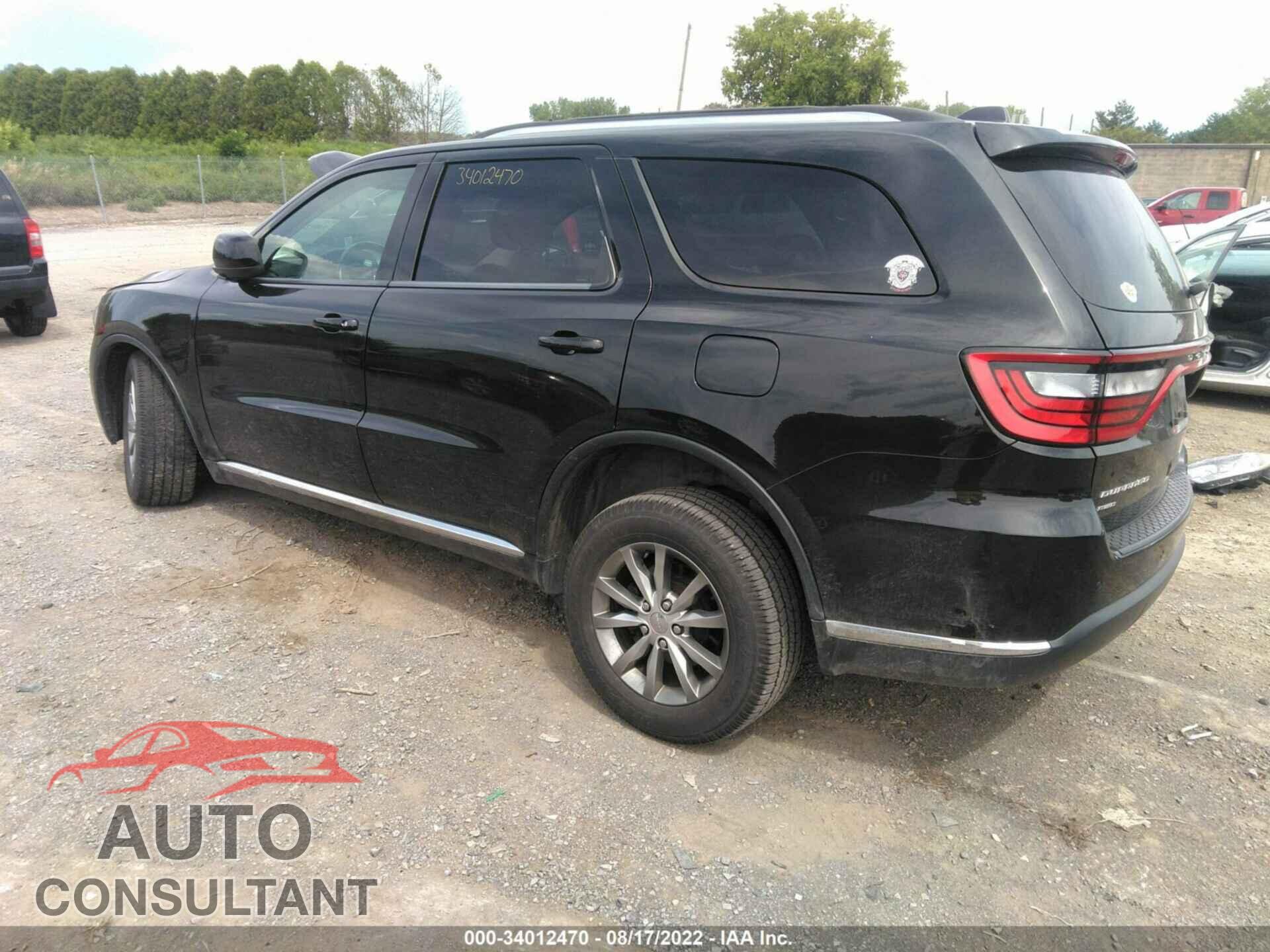 DODGE DURANGO 2017 - 1C4RDJAG1HC737442