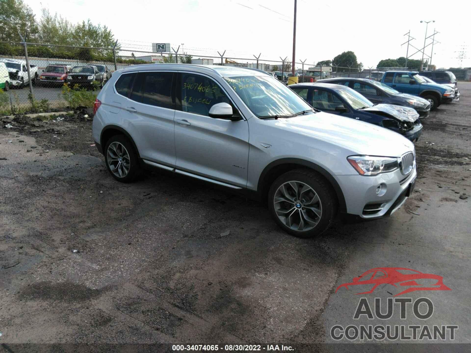 BMW X3 2016 - 5UXWX7C54G0R18462