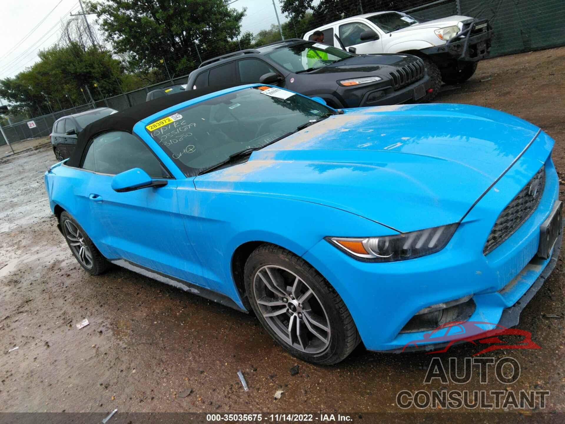 FORD MUSTANG 2017 - 1FATP8UH1H5310850