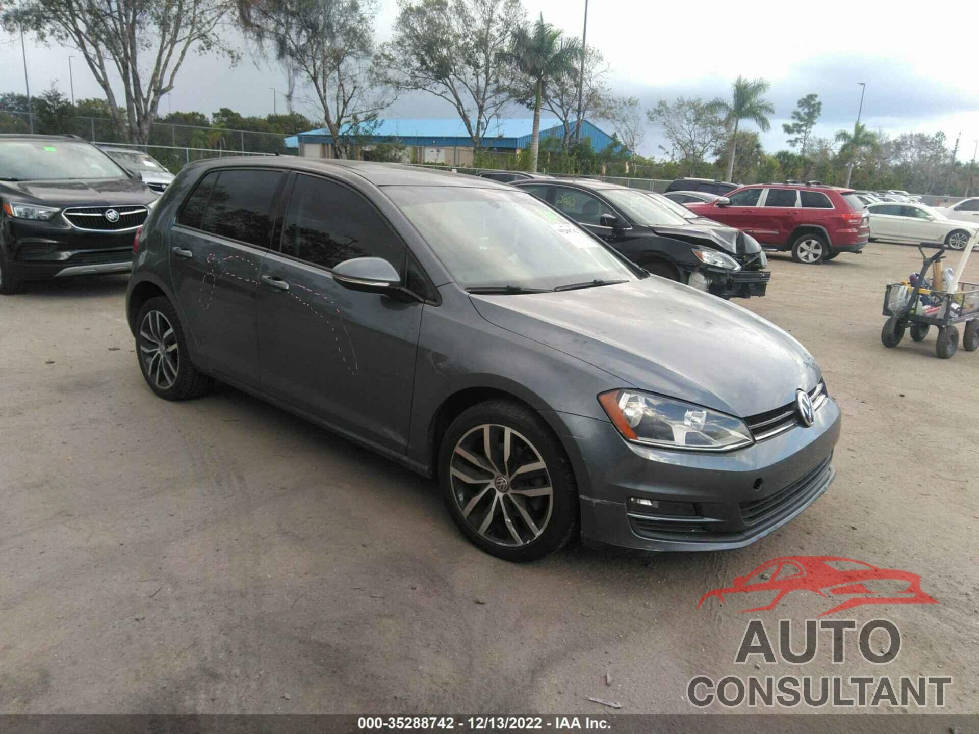 VOLKSWAGEN GOLF 2016 - 3VW217AUXGM052658