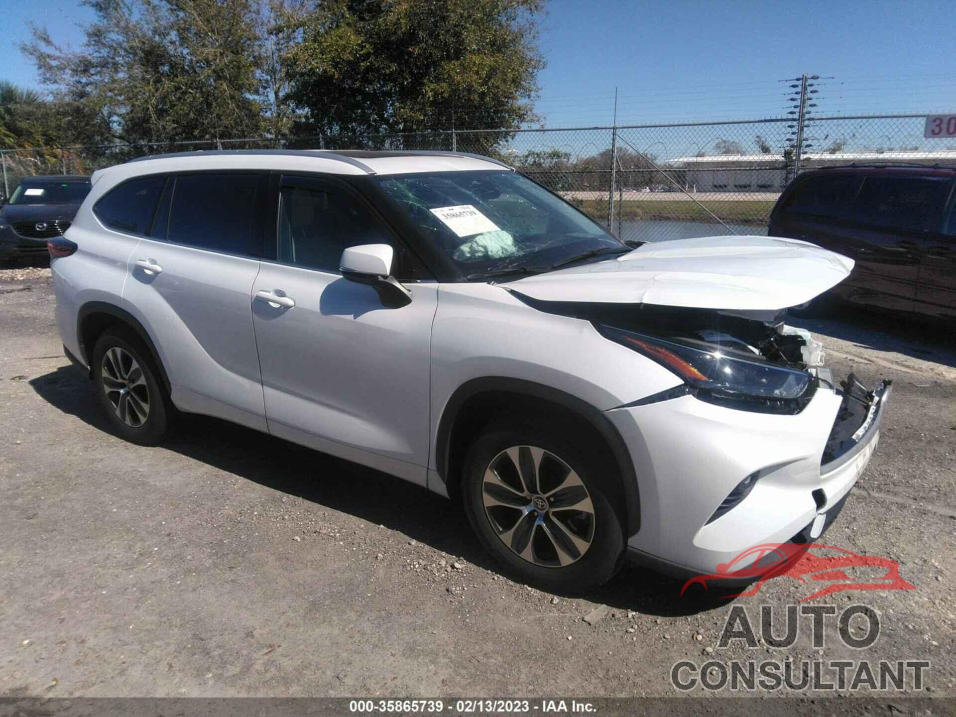TOYOTA HIGHLANDER 2022 - 5TDGZRAH4NS540887