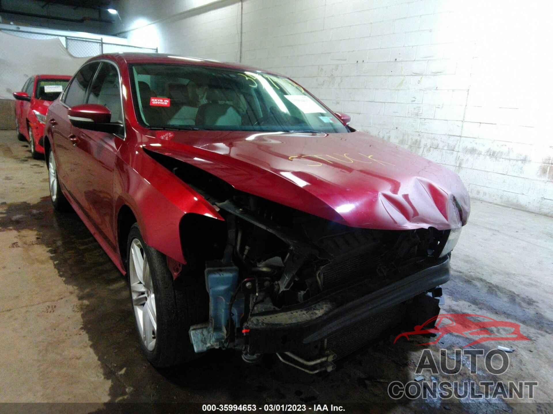 VOLKSWAGEN PASSAT 2015 - 1VWBV7A36FC096703