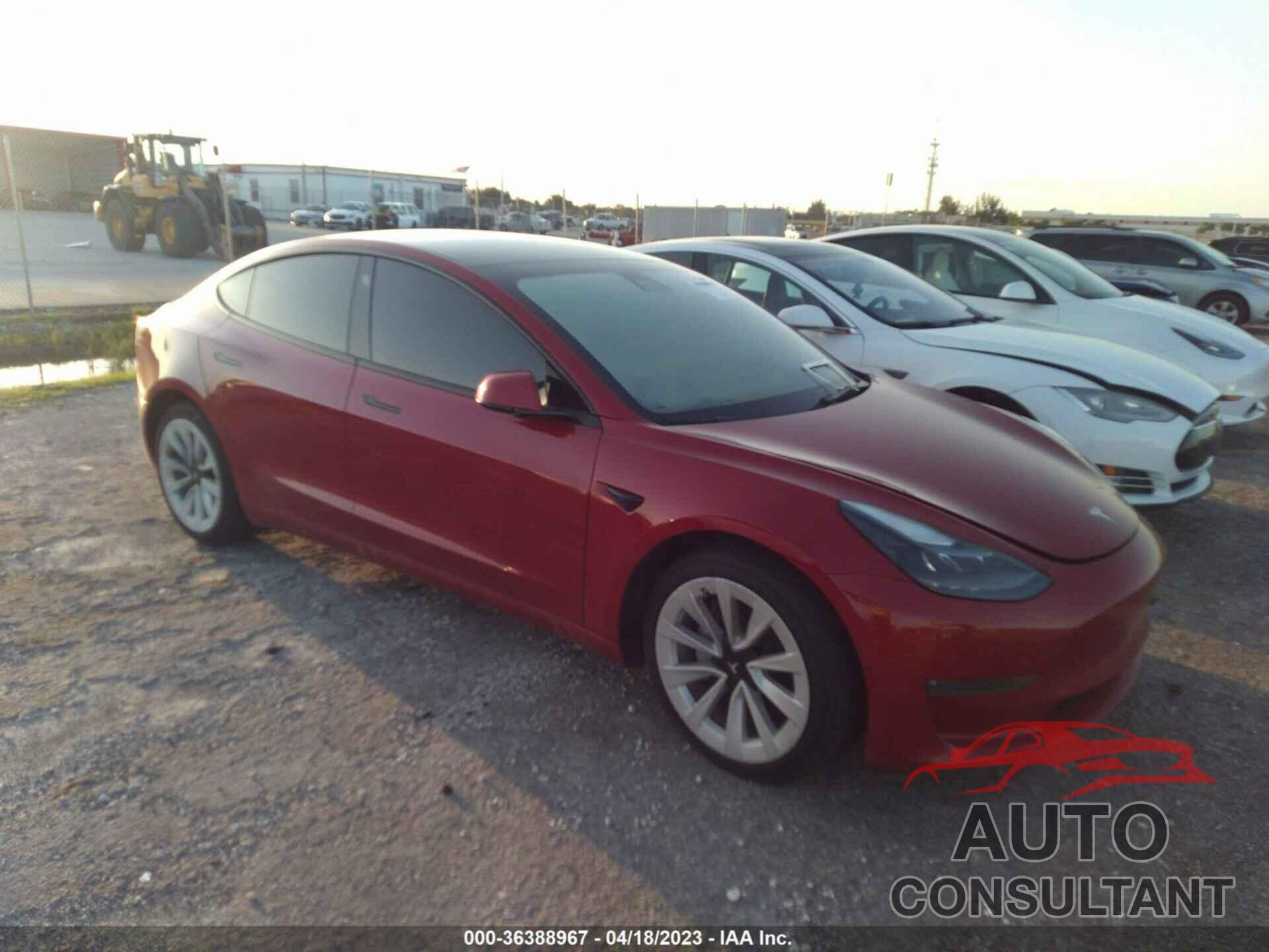 TESLA MODEL 3 2022 - 5YJ3E1EB9NF151703