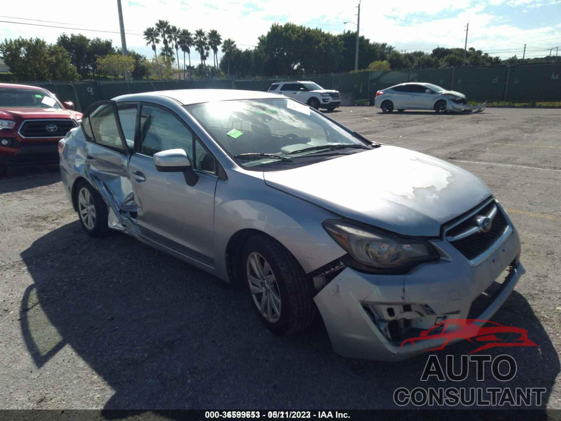 SUBARU IMPREZA SEDAN 2015 - JF1GJAC6XFH019883