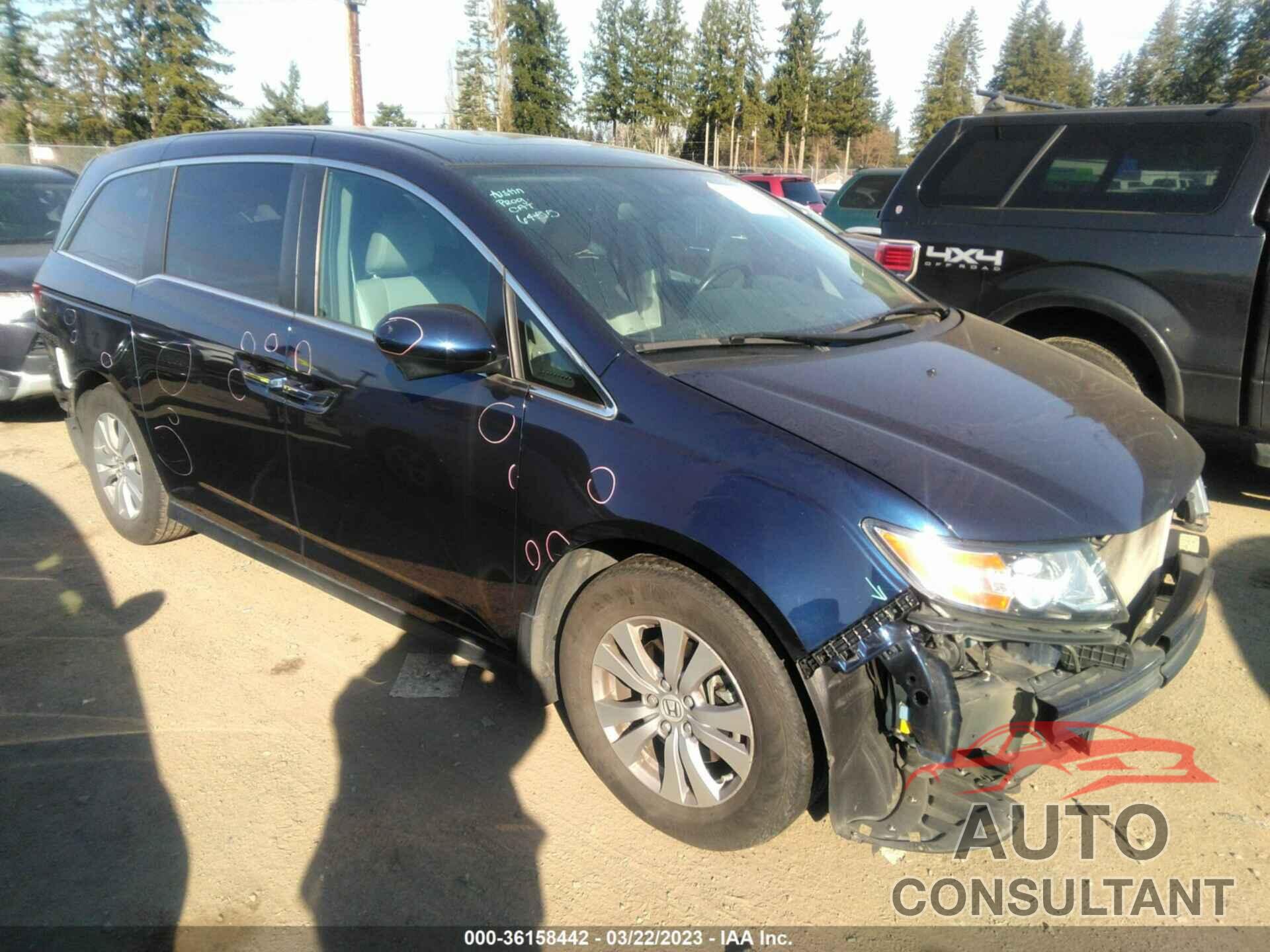 HONDA ODYSSEY 2017 - 5FNRL5H62HB022101