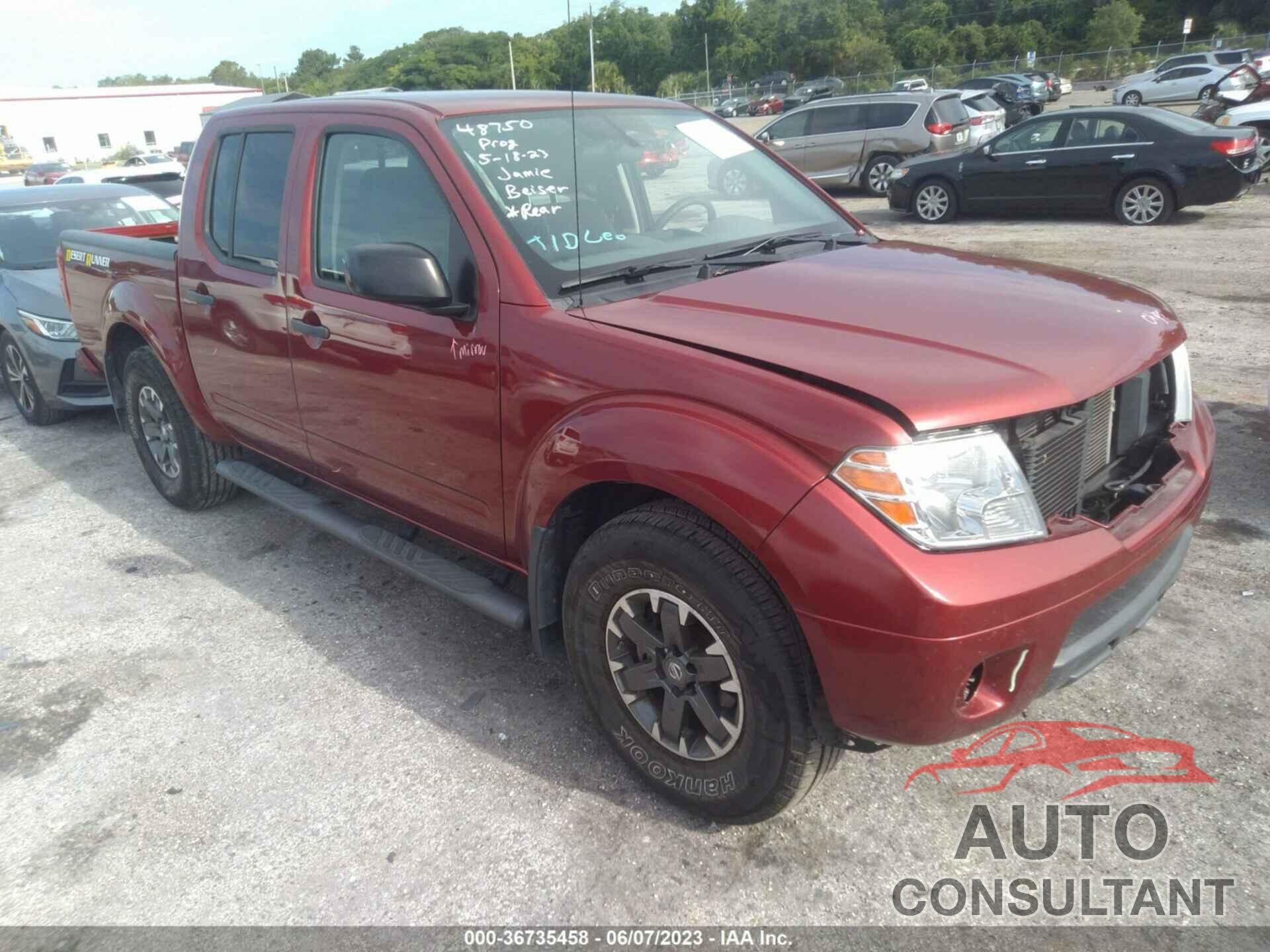 NISSAN FRONTIER 2019 - 1N6DD0ER2KN718634