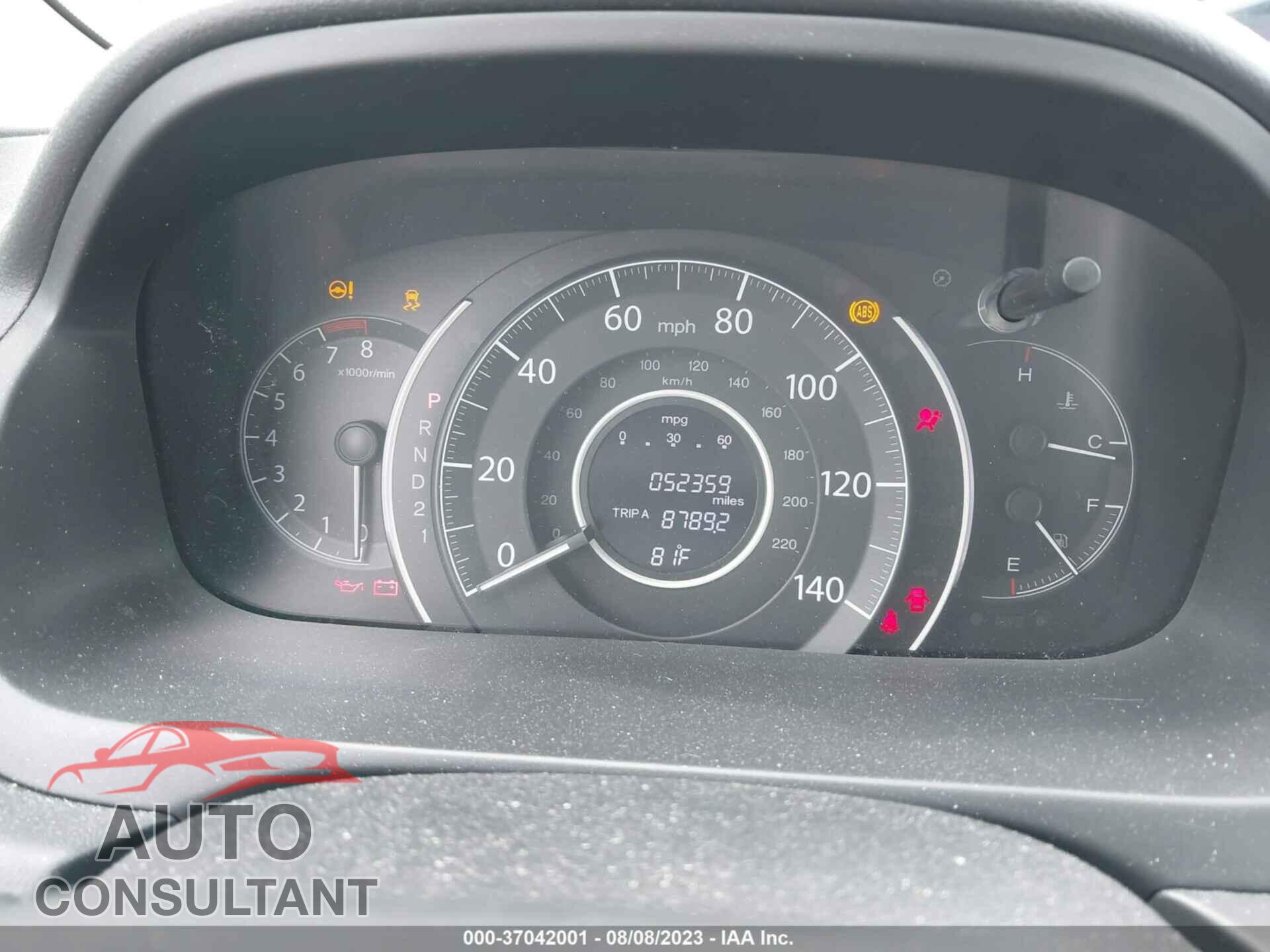 HONDA CR-V 2013 - 2HKRM4H38DH671135