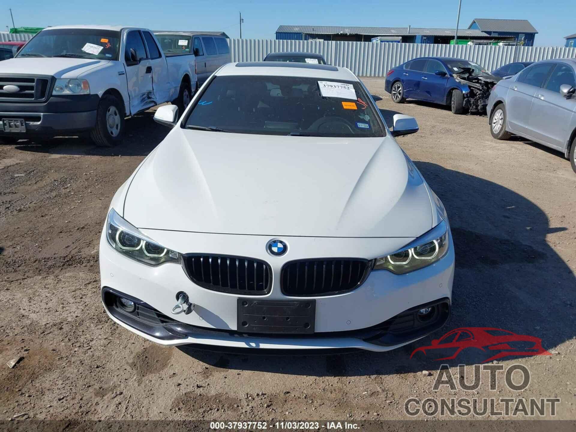 BMW 4 SERIES 2018 - WBA4J1C57JBG77029