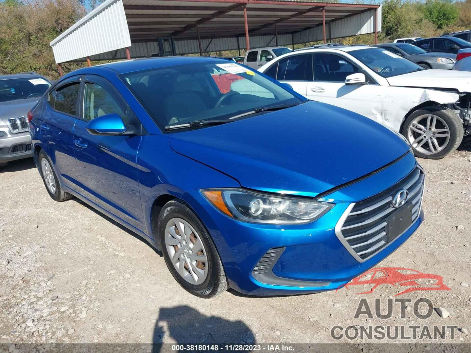 HYUNDAI ELANTRA 2017 - 5NPD74LF8HH135794