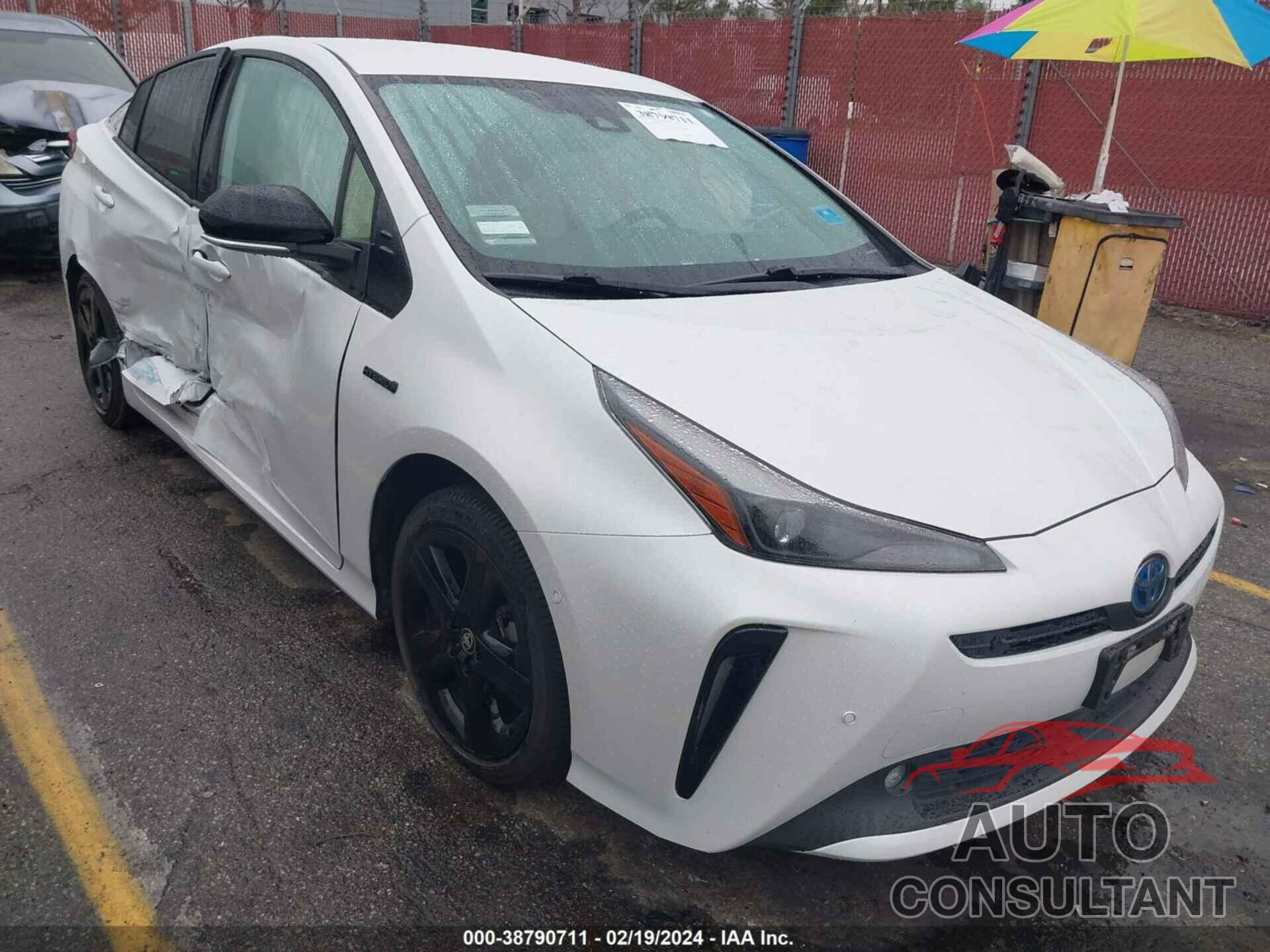 TOYOTA PRIUS 2021 - JTDKAMFU4M3129208