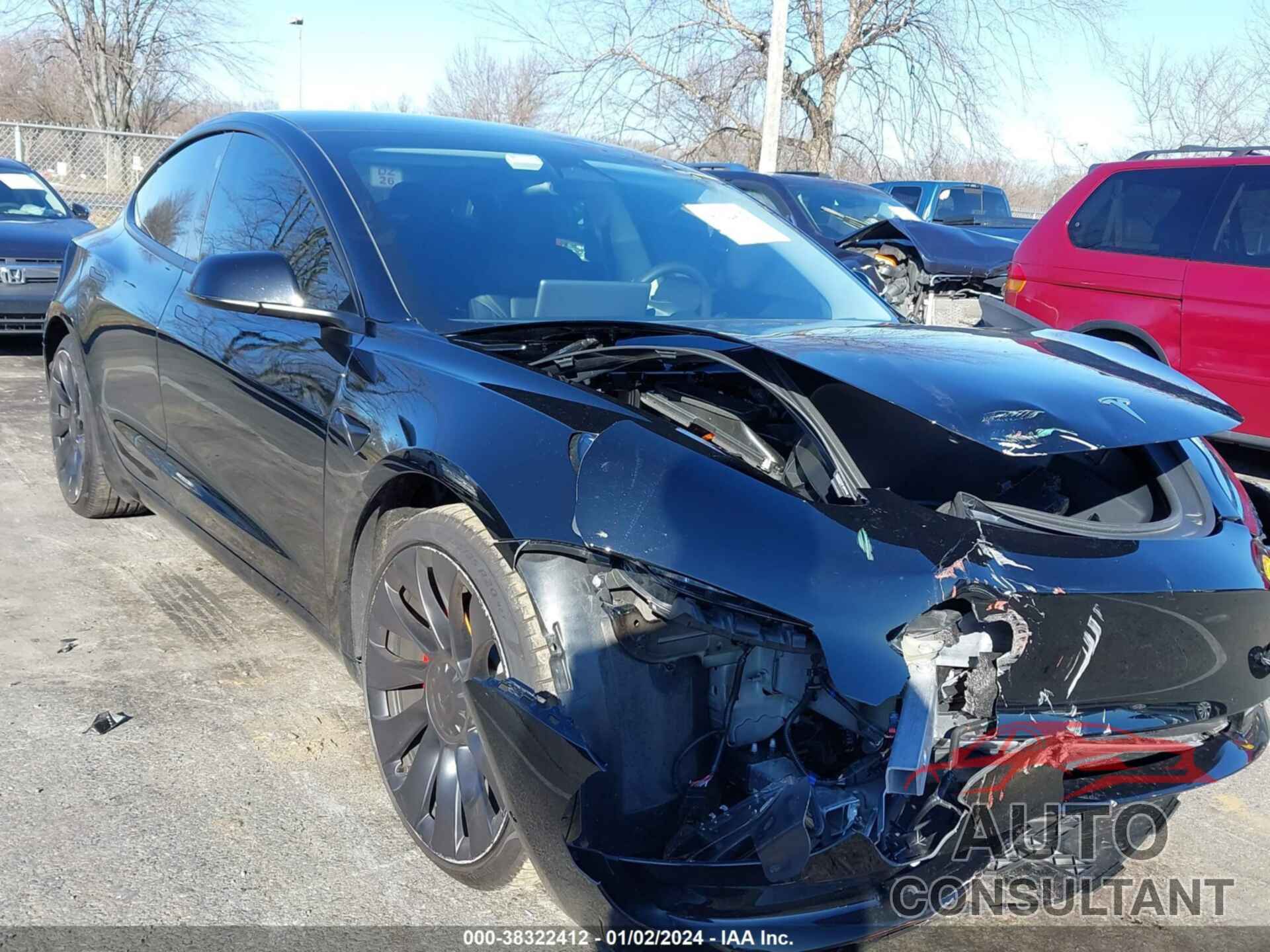 TESLA MODEL 3 2022 - 5YJ3E1EC2NF335874