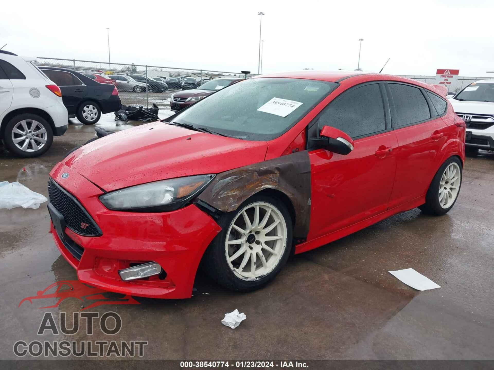 FORD FOCUS ST 2017 - 1FADP3L90HL284125