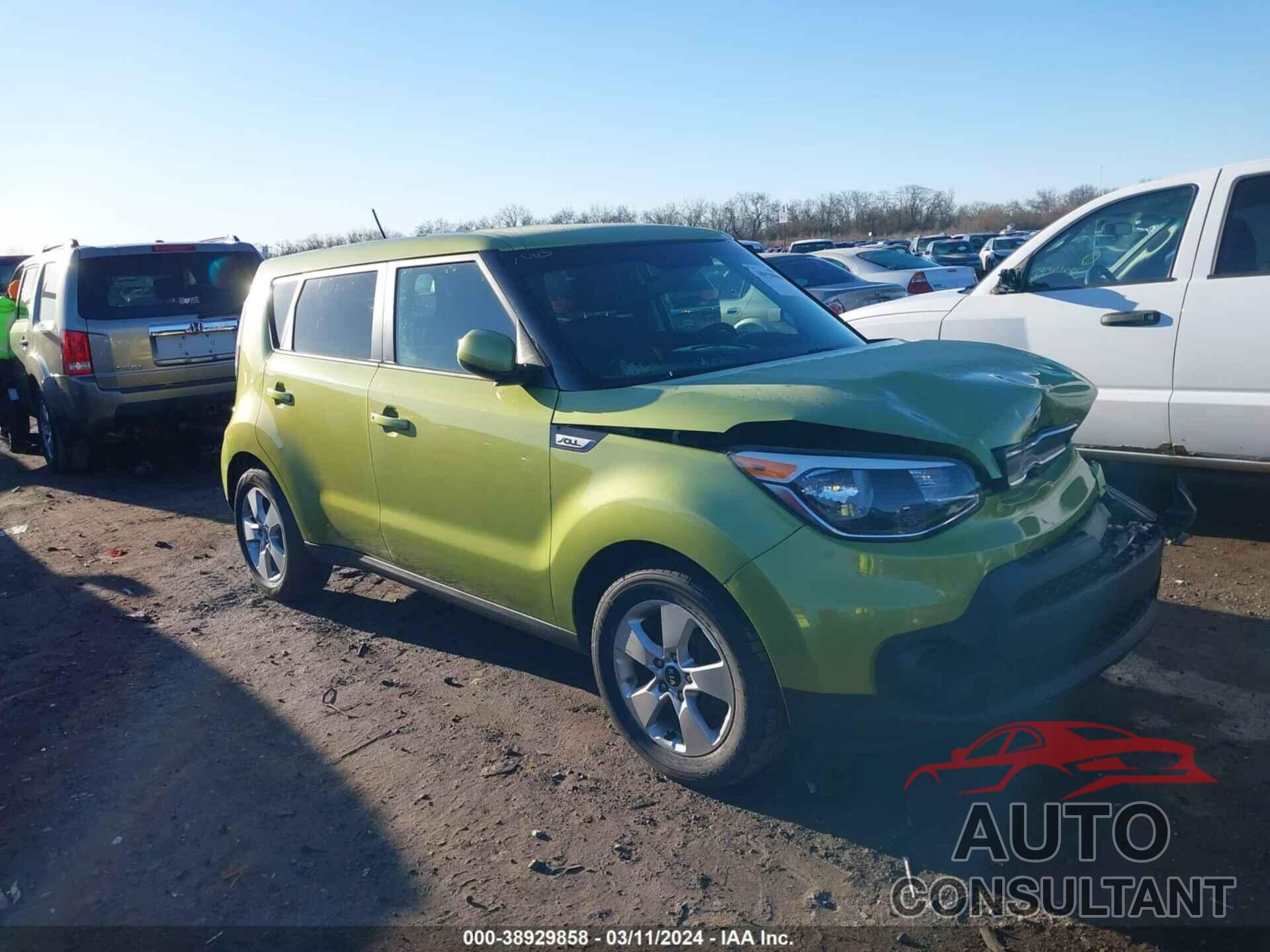 KIA SOUL 2017 - KNDJN2A22H7884432