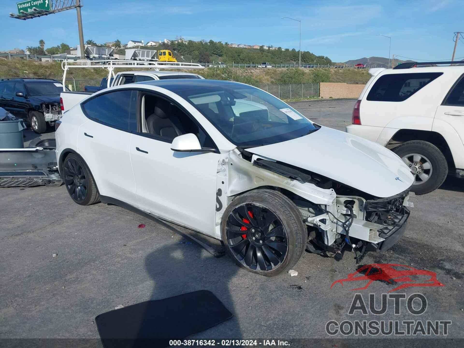 TESLA MODEL Y 2022 - 7SAYGDEF4NF539607