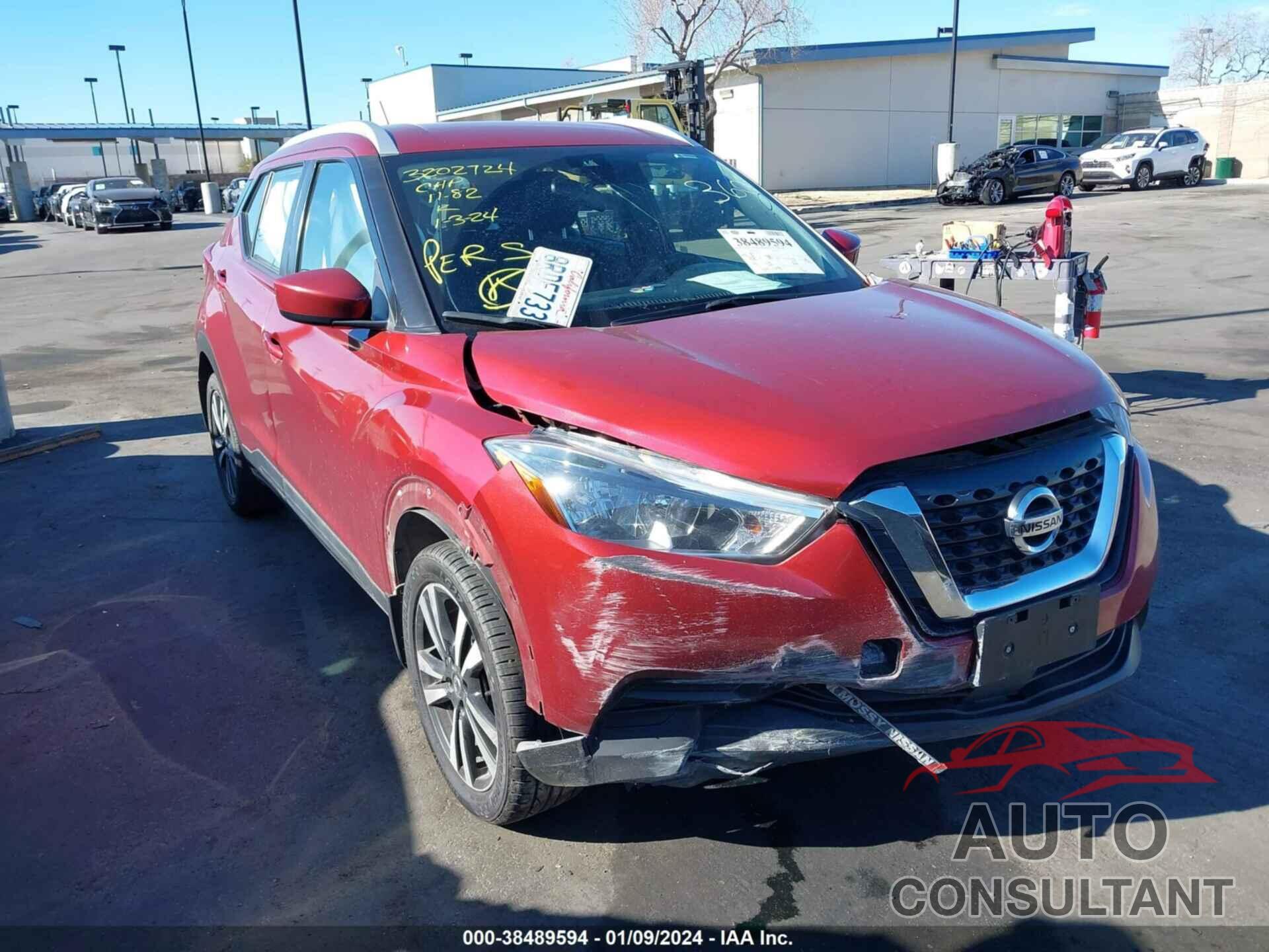 NISSAN KICKS 2020 - 3N1CP5CV9LL534072