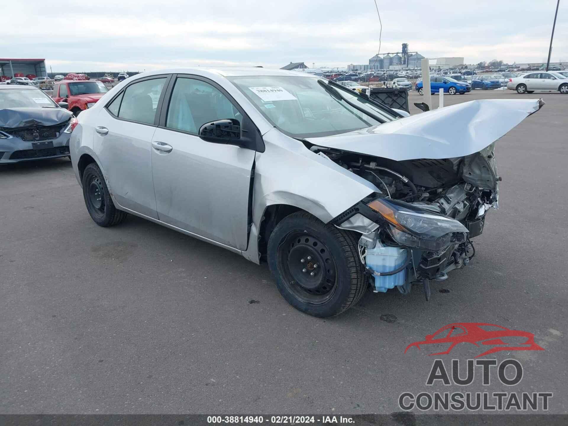 TOYOTA COROLLA 2019 - 2T1BURHE3KC153708