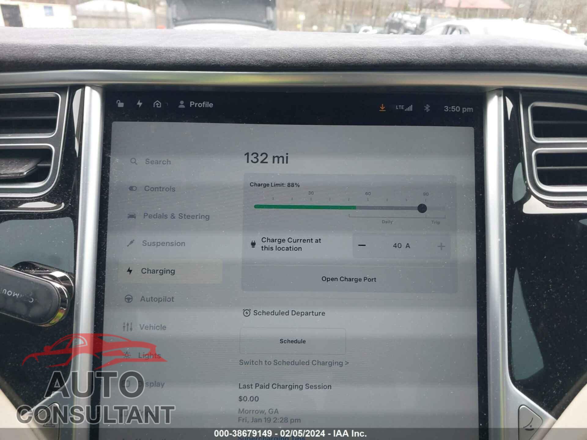 TESLA MODEL S 2016 - 5YJSA1E2XGF129221