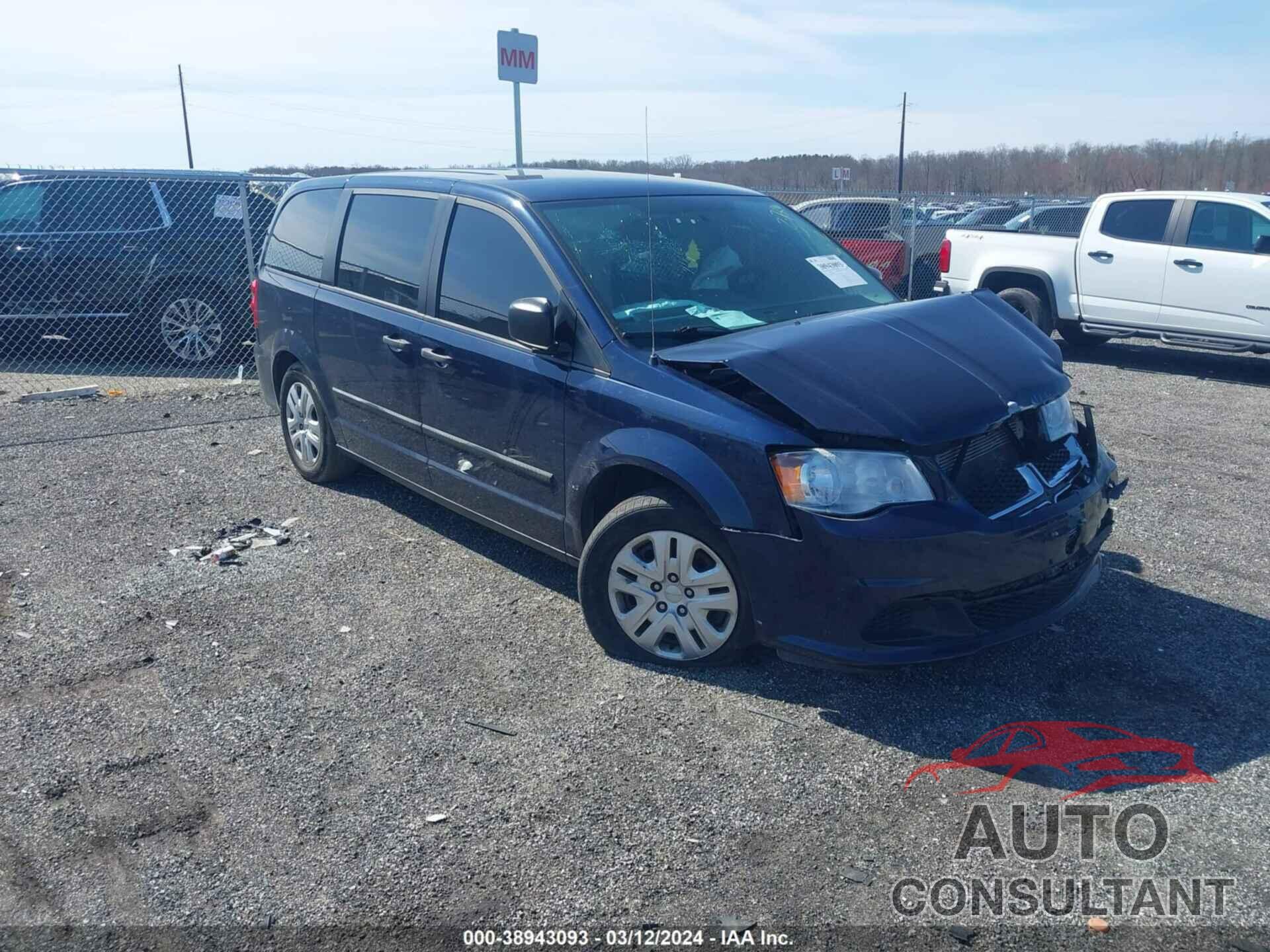 DODGE GRAND CARAVAN 2016 - 2C4RDGBGXGR211057