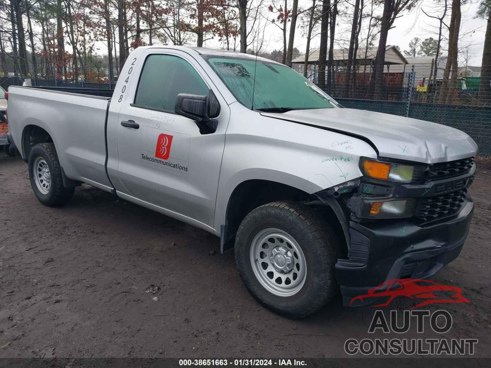CHEVROLET SILVERADO 1500 2020 - 3GCNWAEH0LG236009