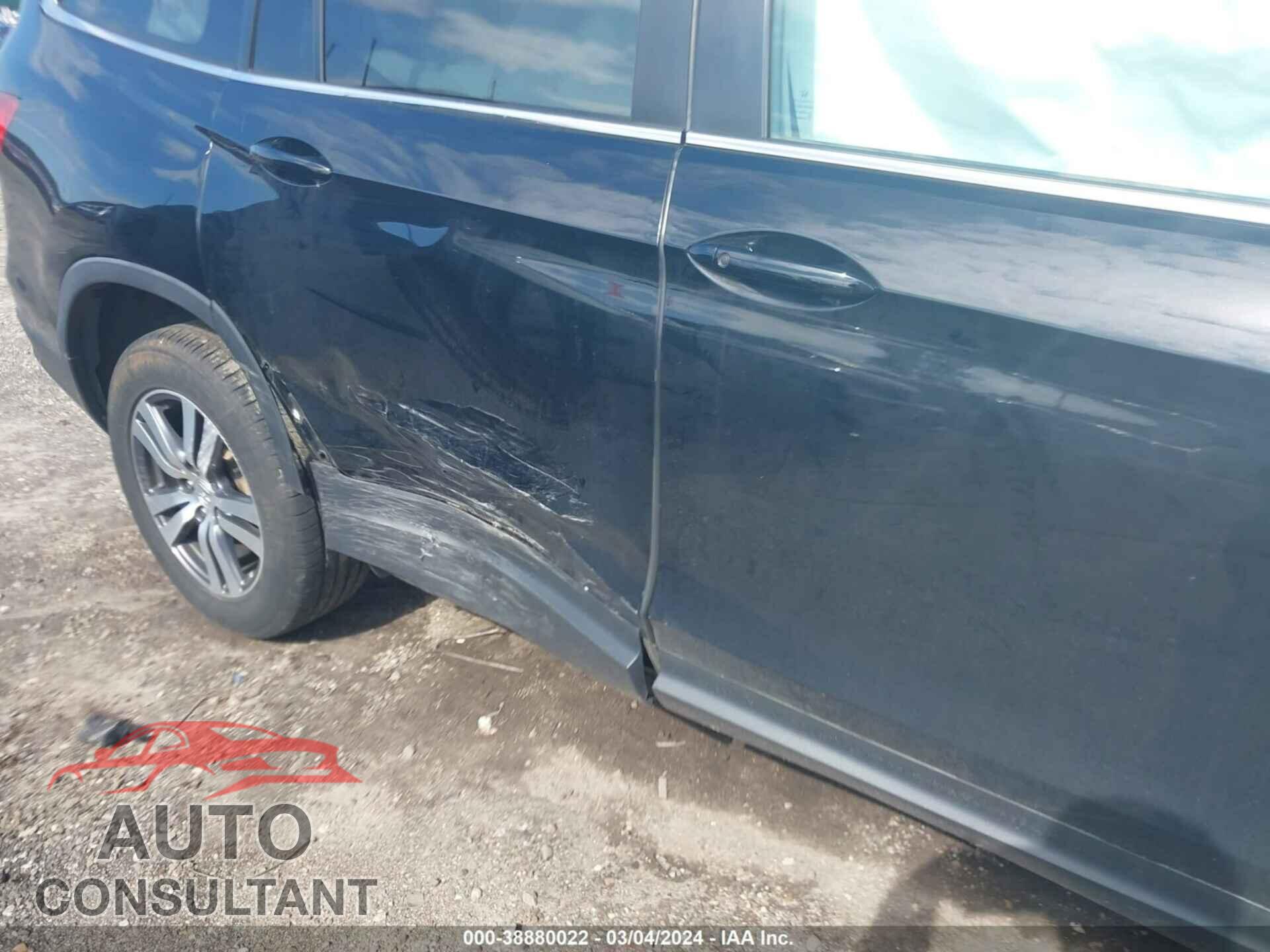 HONDA PILOT 2018 - 5FNYF6H59JB007603