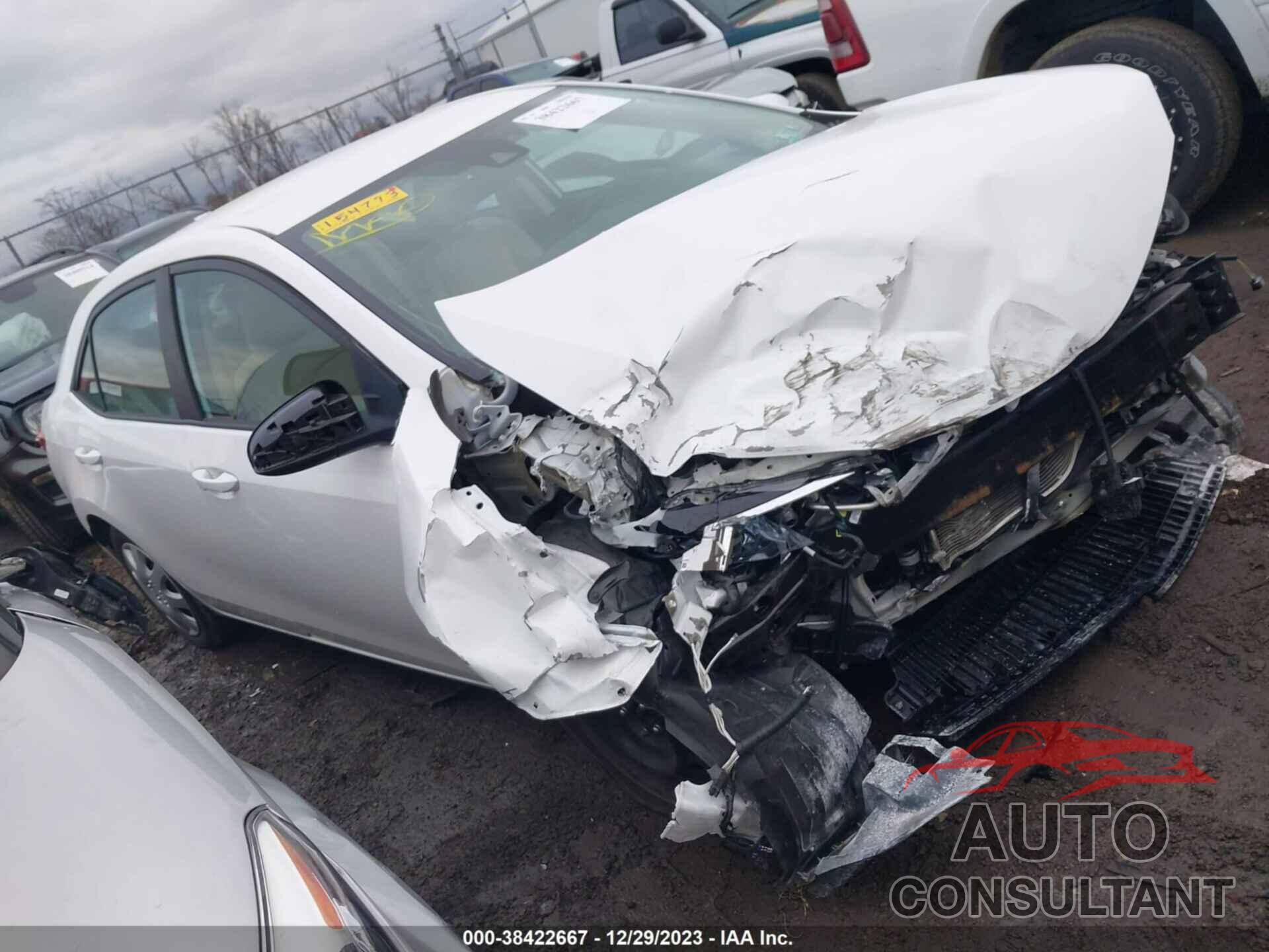 TOYOTA COROLLA 2019 - 2T1BURHE3KC154793